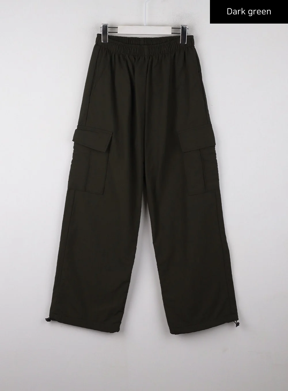 Terry Middle Waist Solid Pocket Cargo Pants (UNISEX) CD329 - Image 12