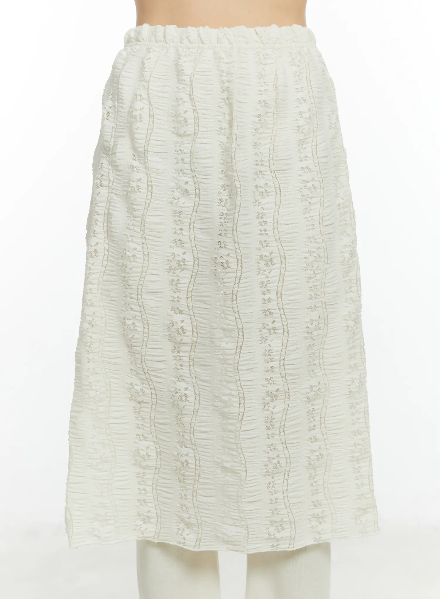 Textured Maxi Skirt Pants CF509 - Image 9