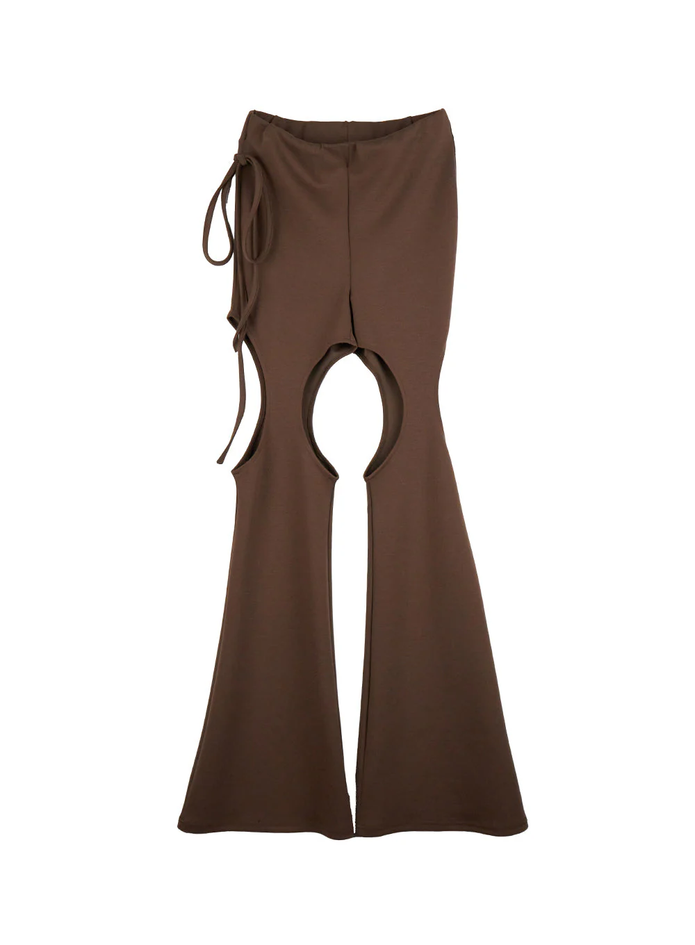 Thigh Cut-Out Flared Leggings CJ521 - Image 10