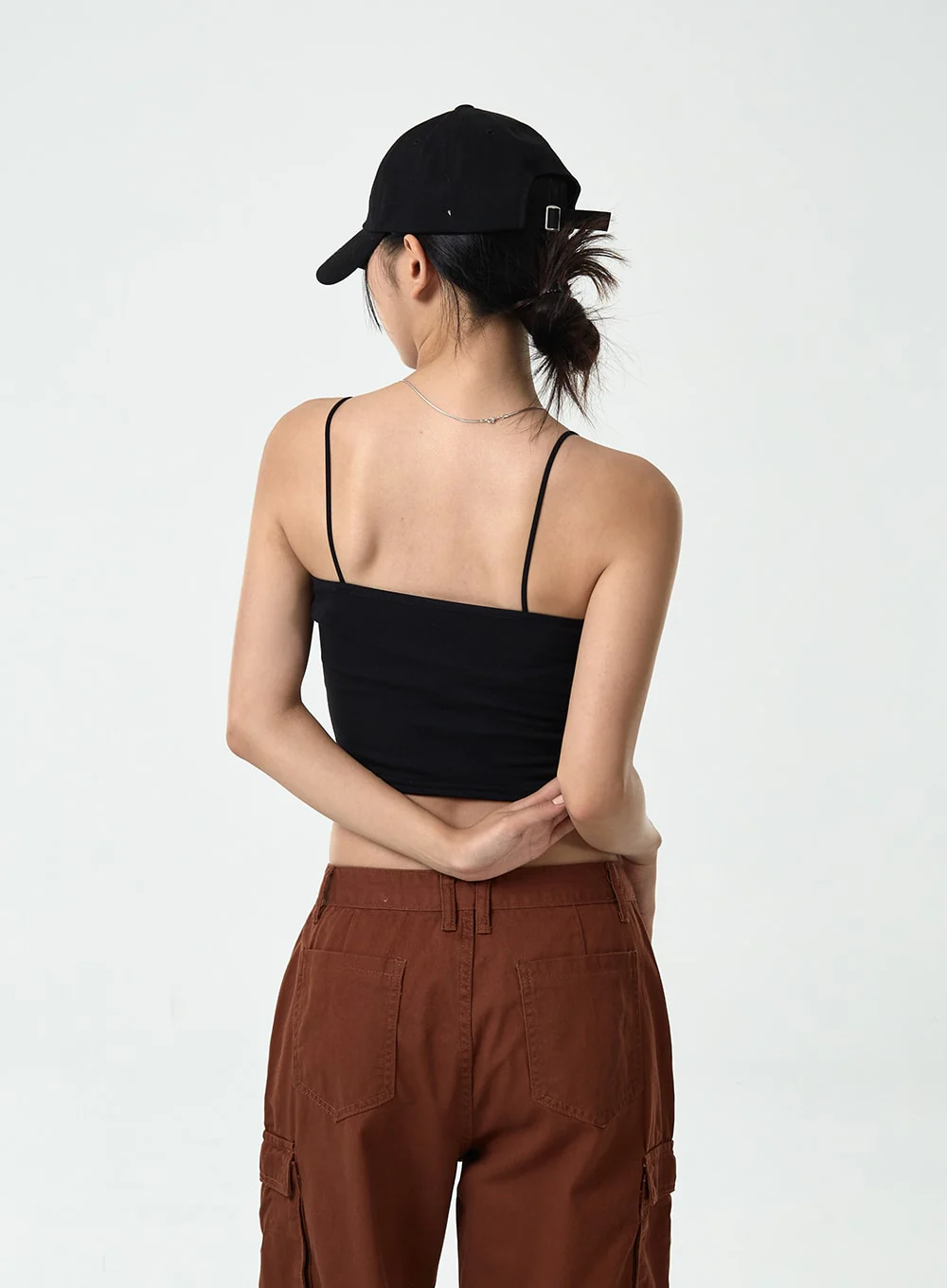 Thin Strap Top With Cups Inside CG10 - Image 6