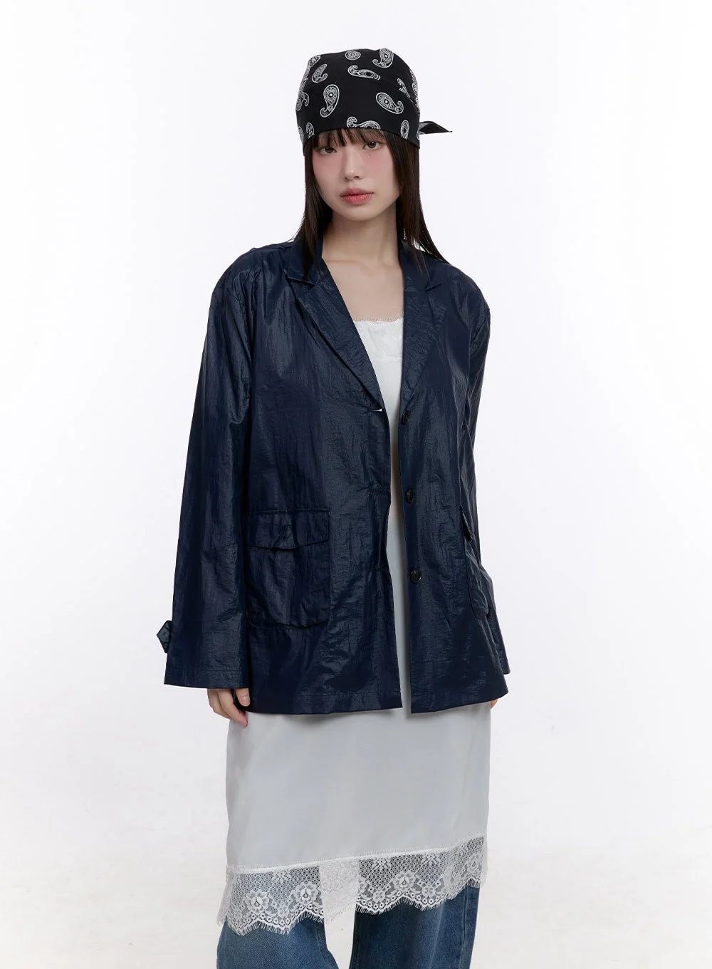 Thin Windbreaker Blazer CF512 - Image 11