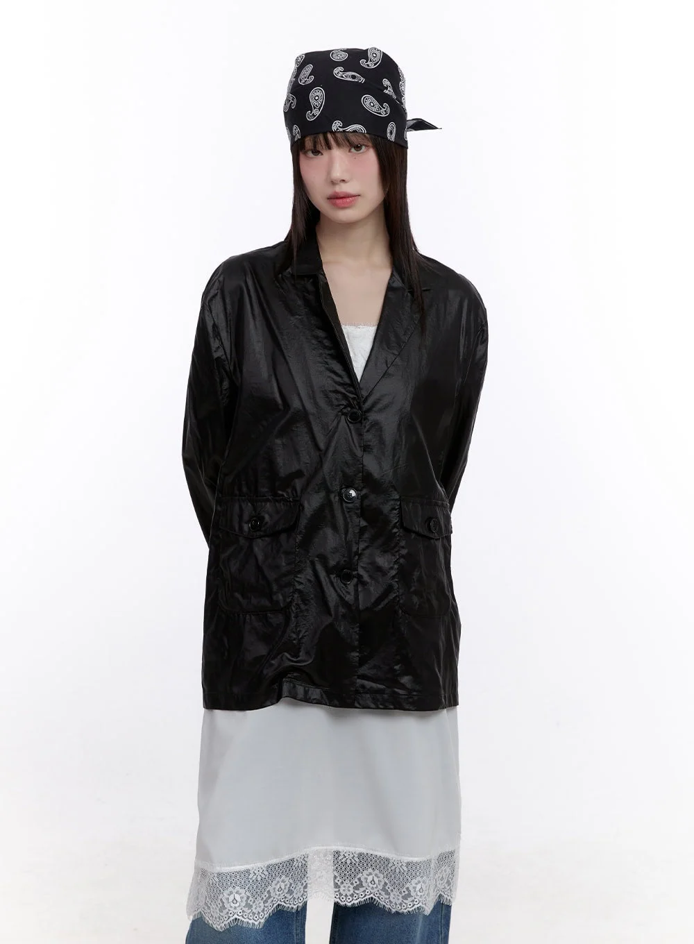 Thin Windbreaker Blazer CF512 - Image 12