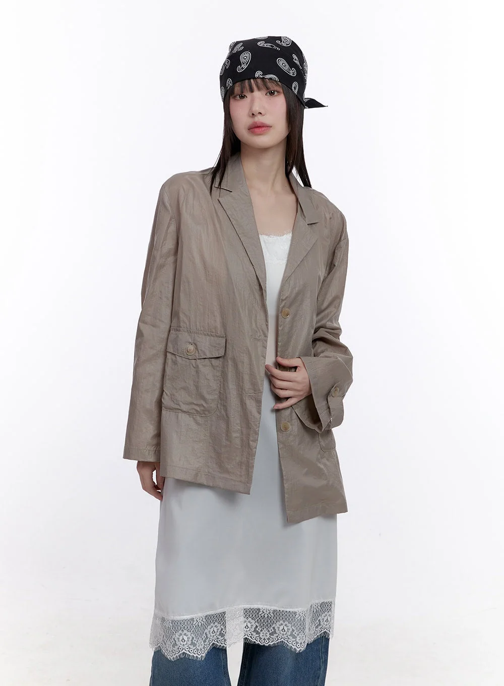 Thin Windbreaker Blazer CF512 - Image 7