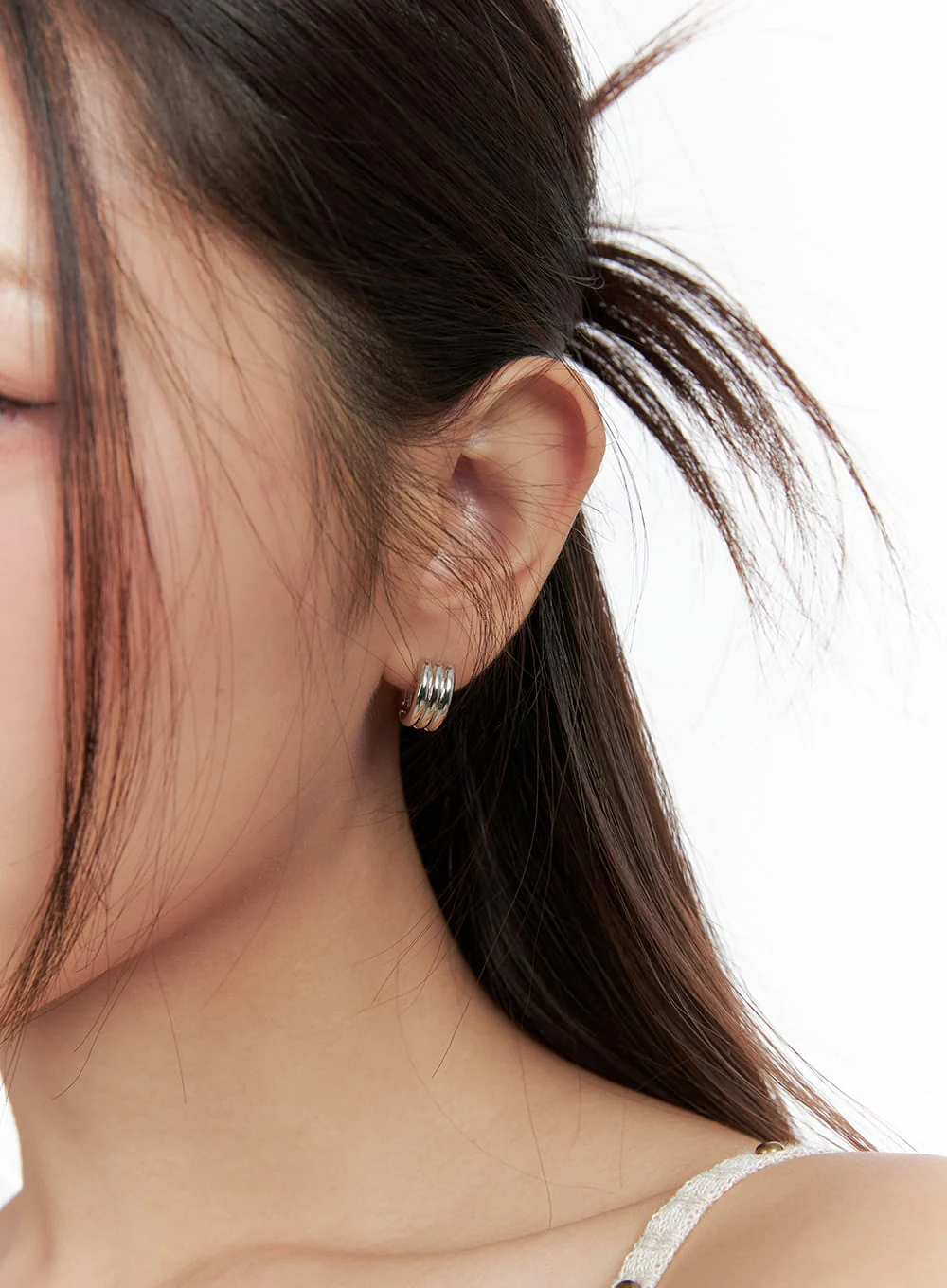 Three Ring Earrings IO418 - Image 3