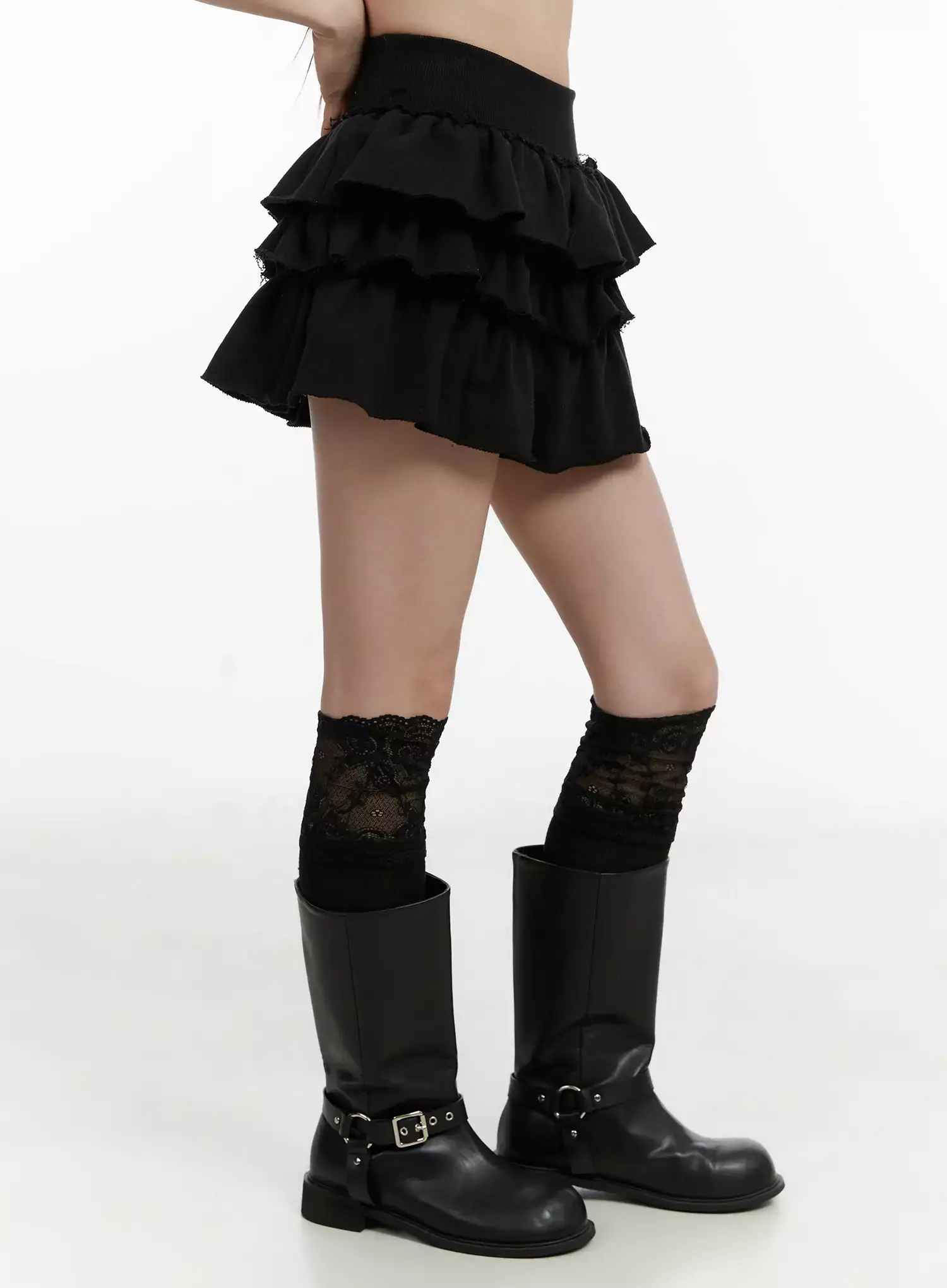 Tiered Mini Skirt IJ516 - Image 10