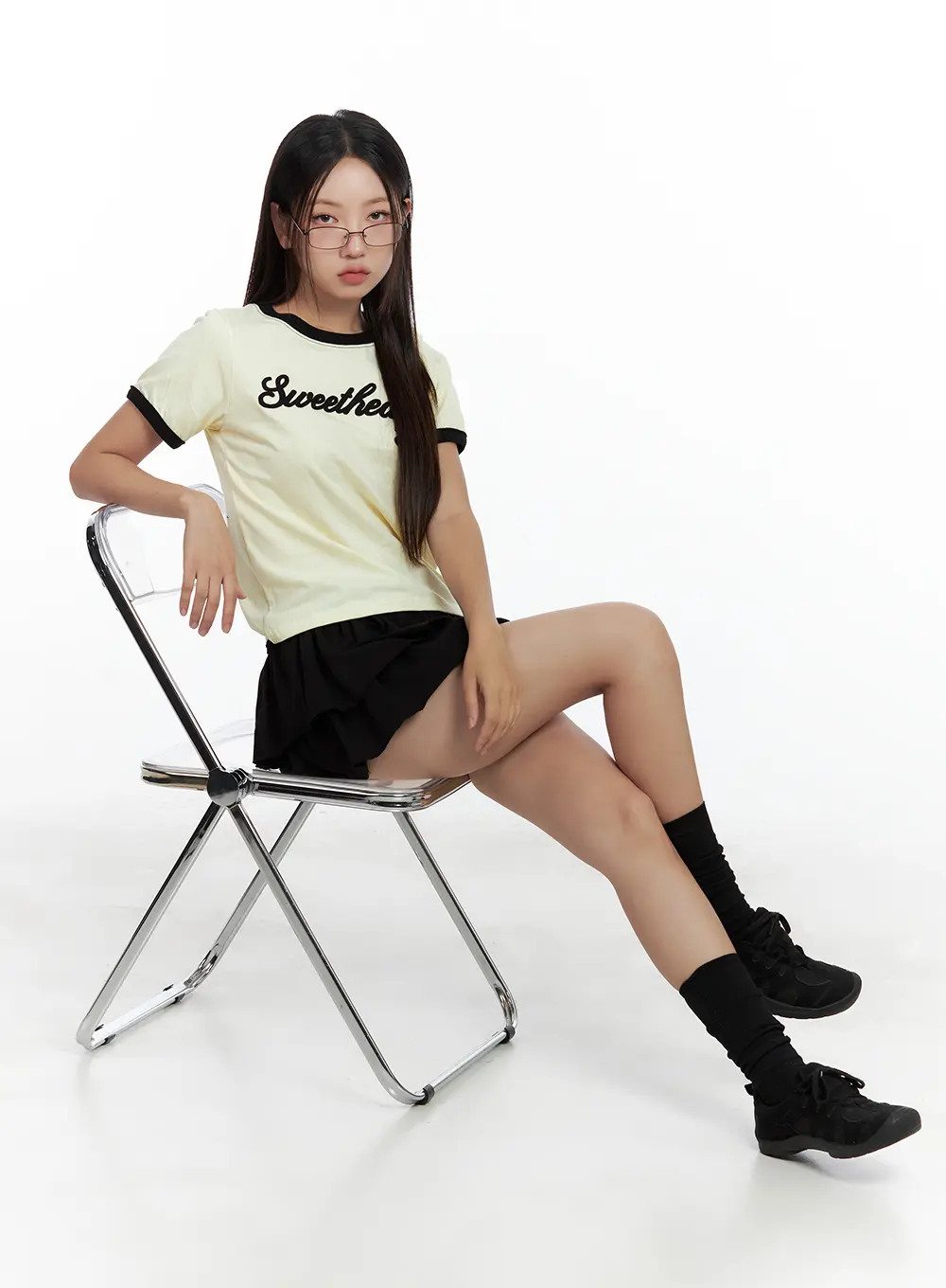 Tiered Ruffle Mini Skirt CL508 - Image 5