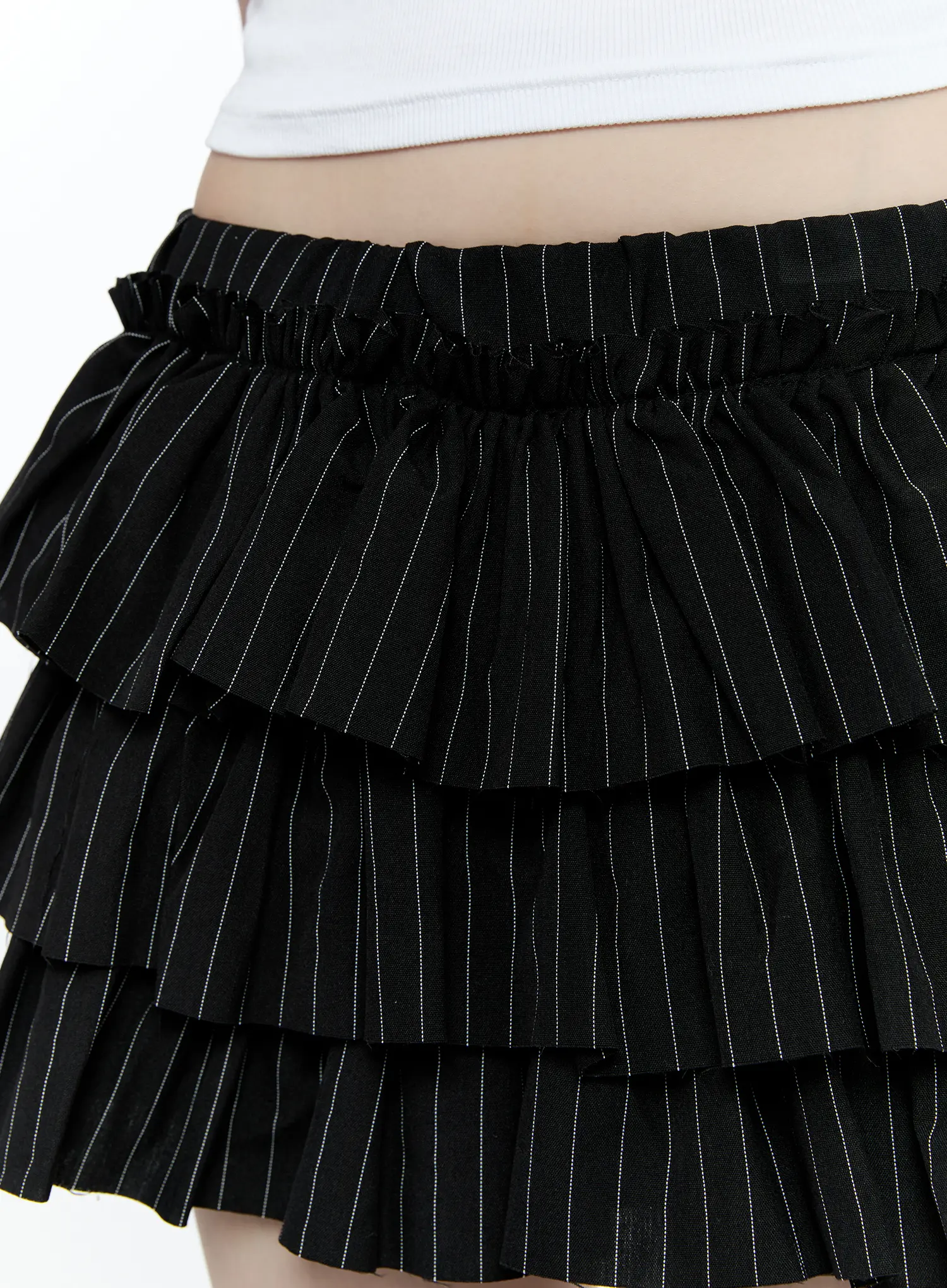 Tiered Stripe Mini Skirt CG507 - Image 10