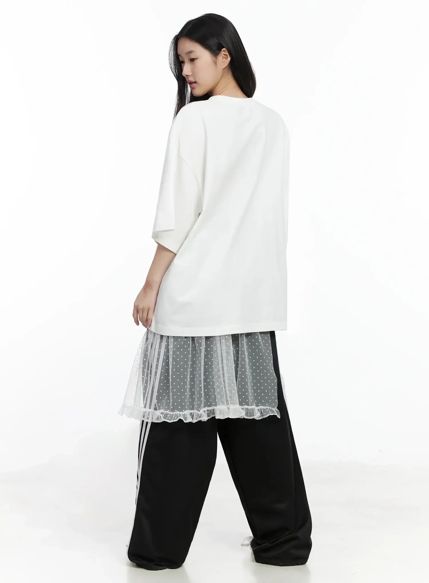 Tiered Tulle Polka Dot Skirt IM506 - Image 8