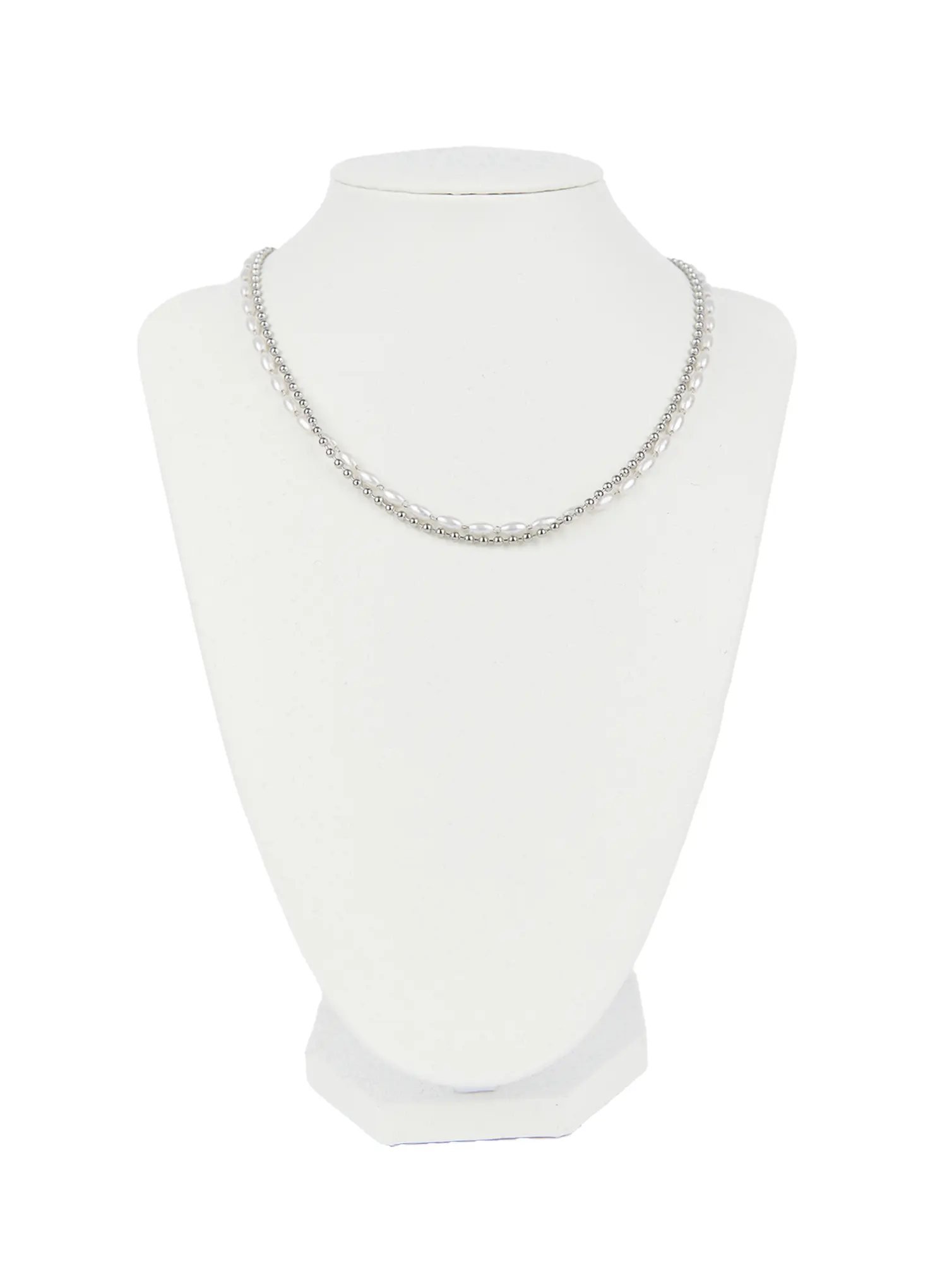 Tiny Beaded Layered Necklace CC0608 - Image 8