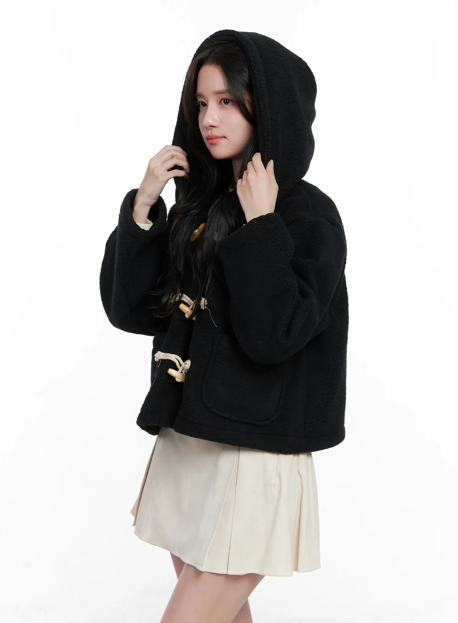 Toggle Hooded Jacket CO524 - Image 2