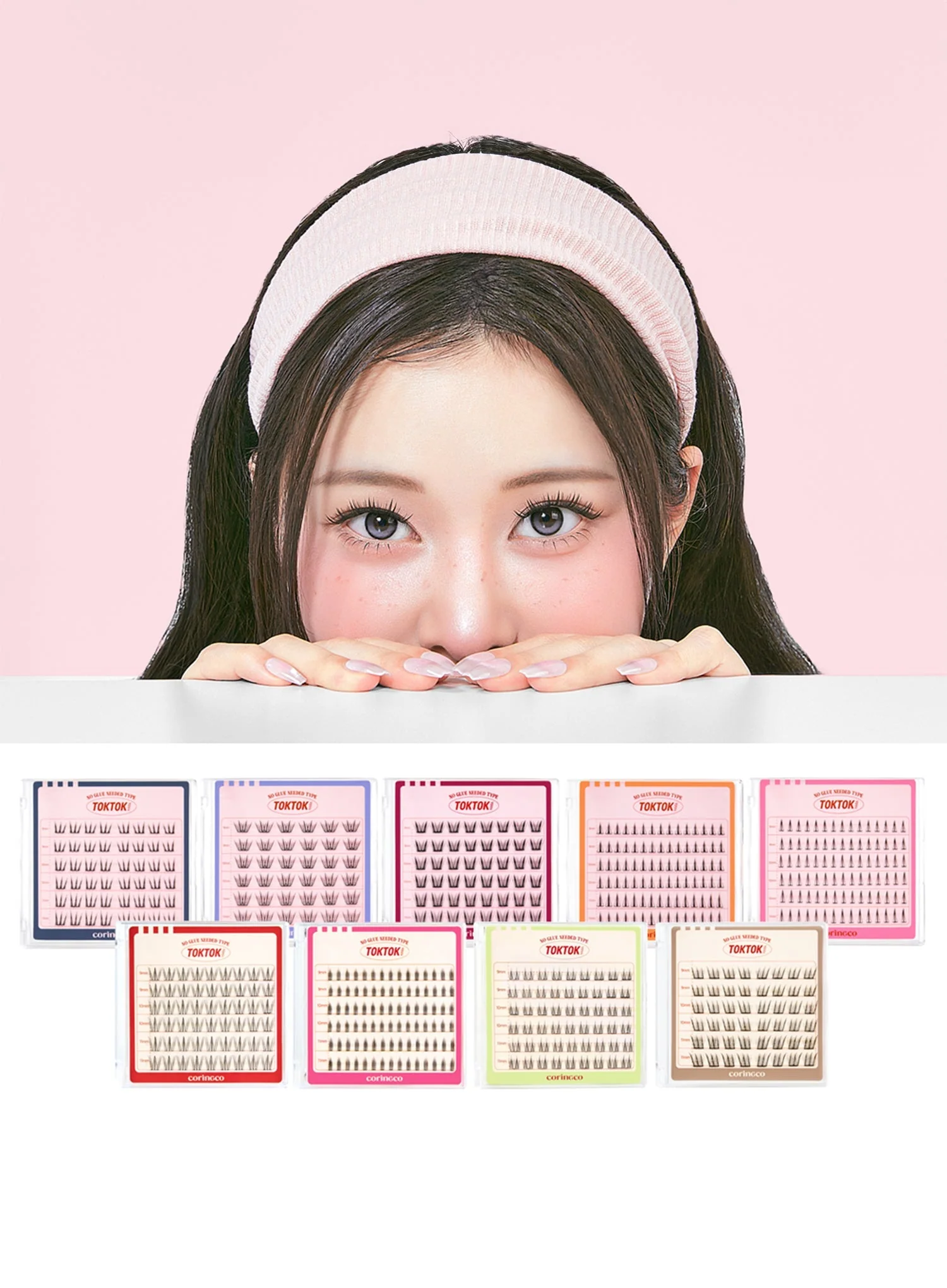 TOKTOKHARA No Glue Eyelash - Light (36pcs-90pcs) - Image 13