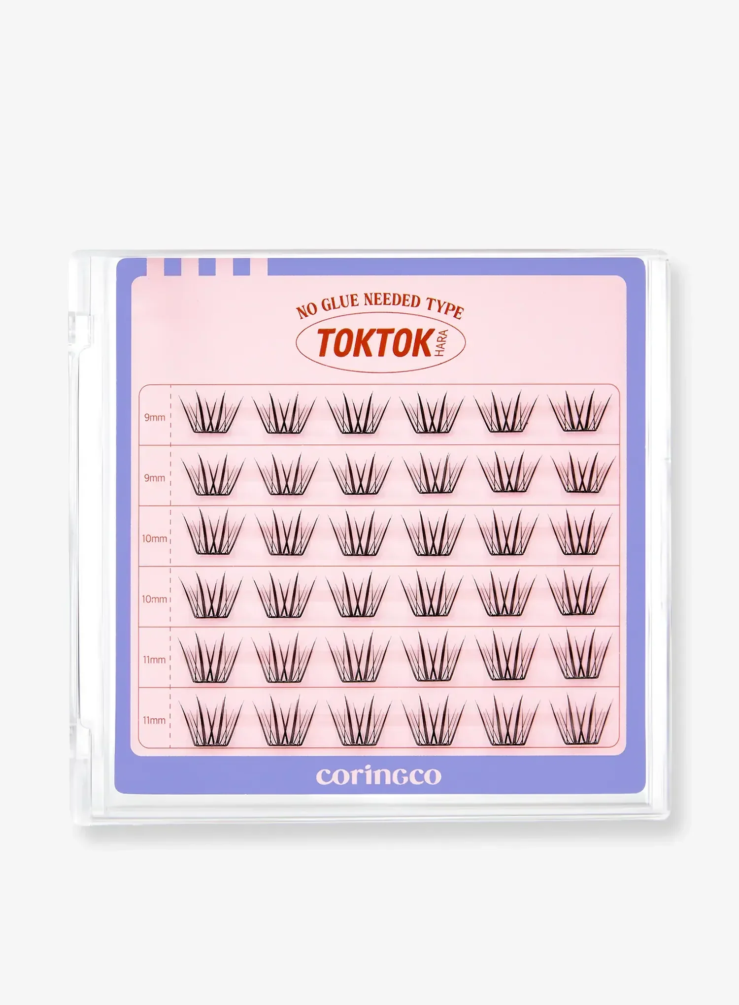 TOKTOKHARA No Glue Eyelash - Light (36pcs-90pcs) - Image 17