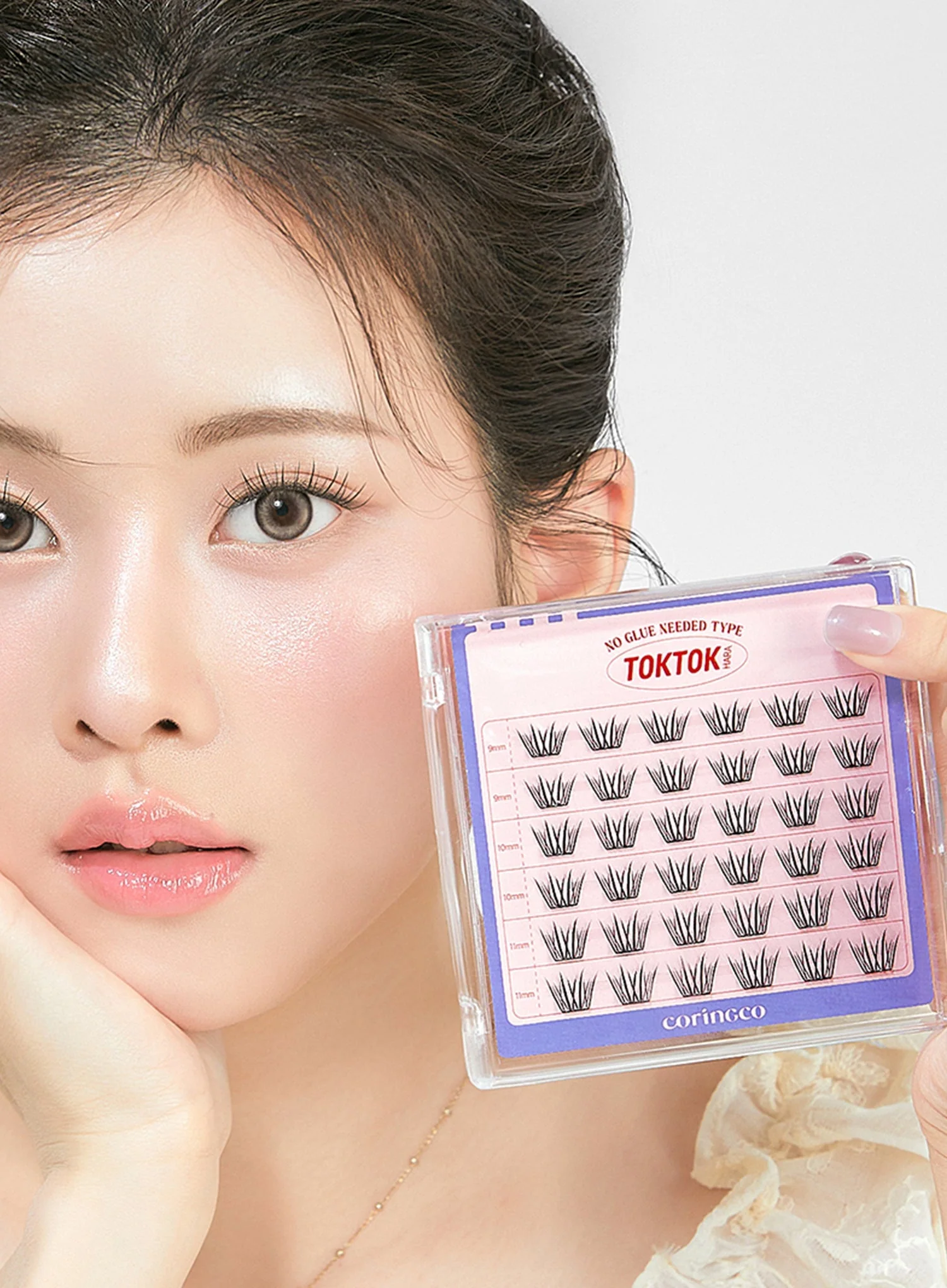TOKTOKHARA No Glue Eyelash - Light (36pcs-90pcs) - Image 19