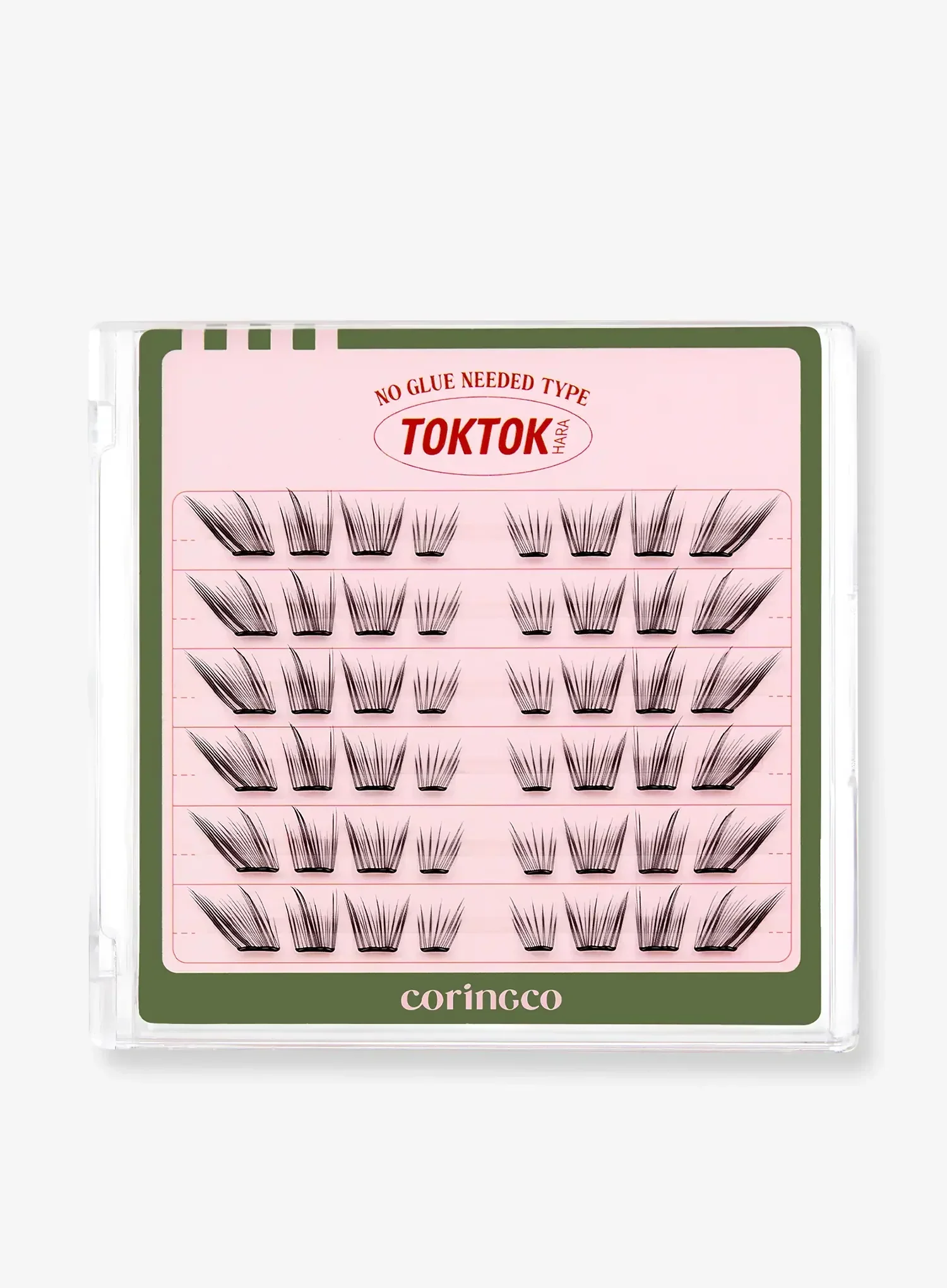 TOKTOKHARA No Glue Eyelash - Light (36pcs-90pcs) - Image 22