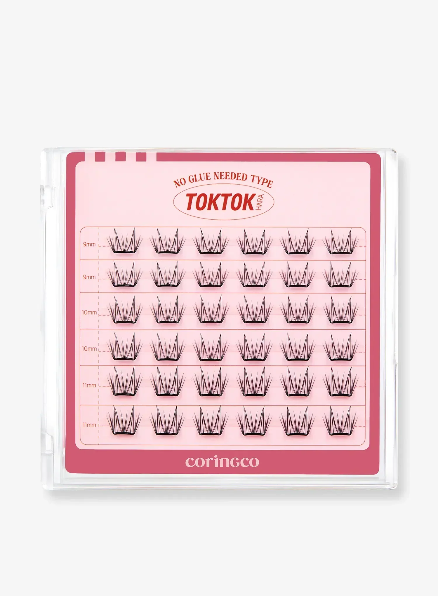 TOKTOKHARA No Glue Eyelash - Light (36pcs-90pcs) - Image 6