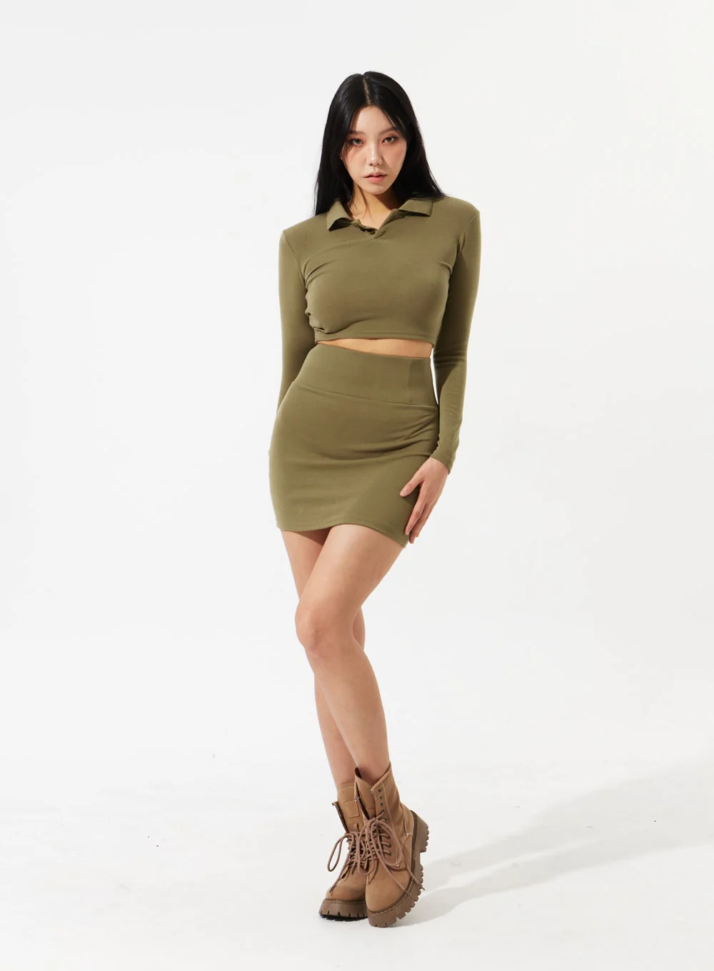 Top And Mini Skirt Set IM306 - Image 9