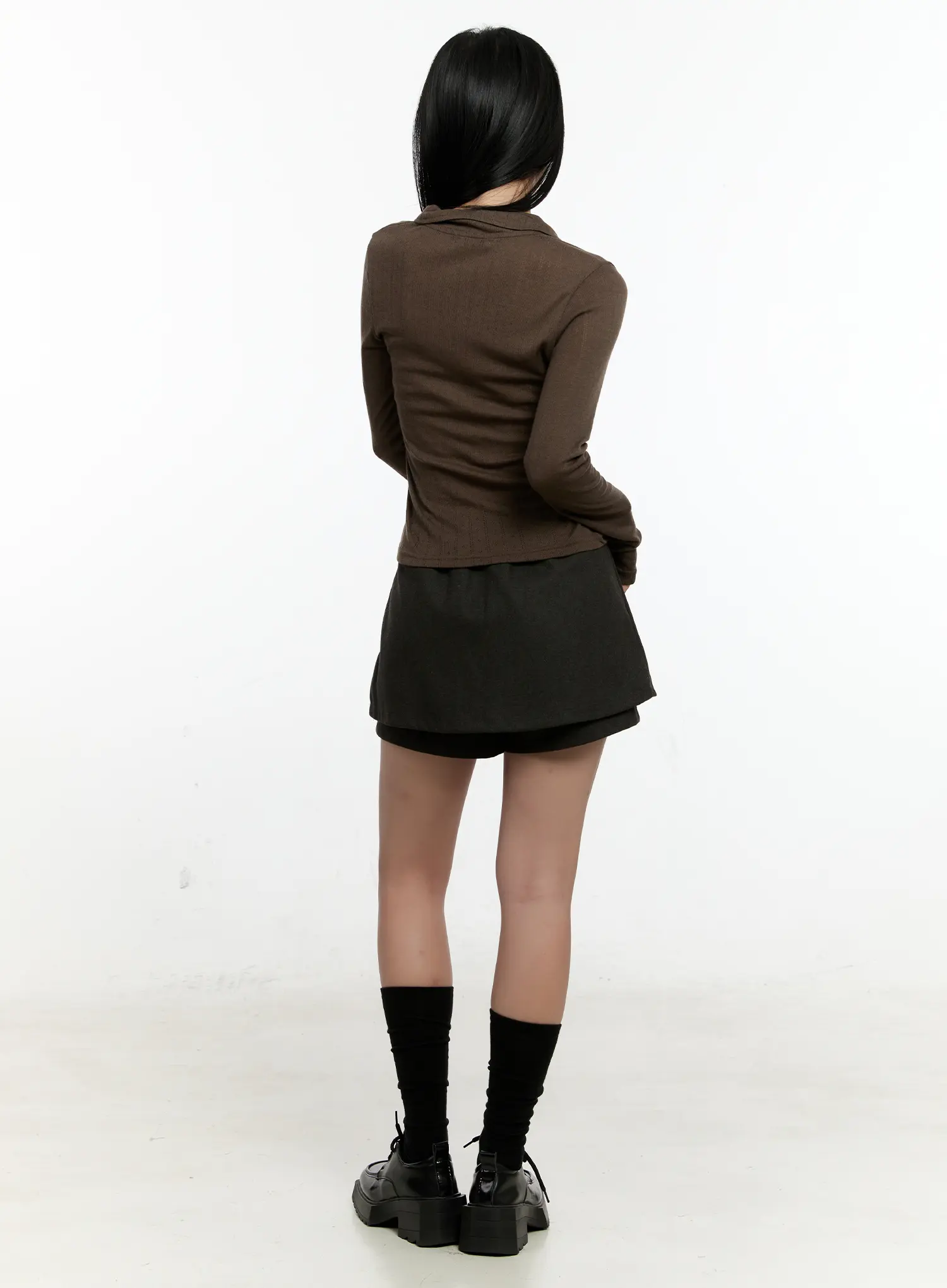 Trendy Pleated Mini Skort CN505 - Image 7