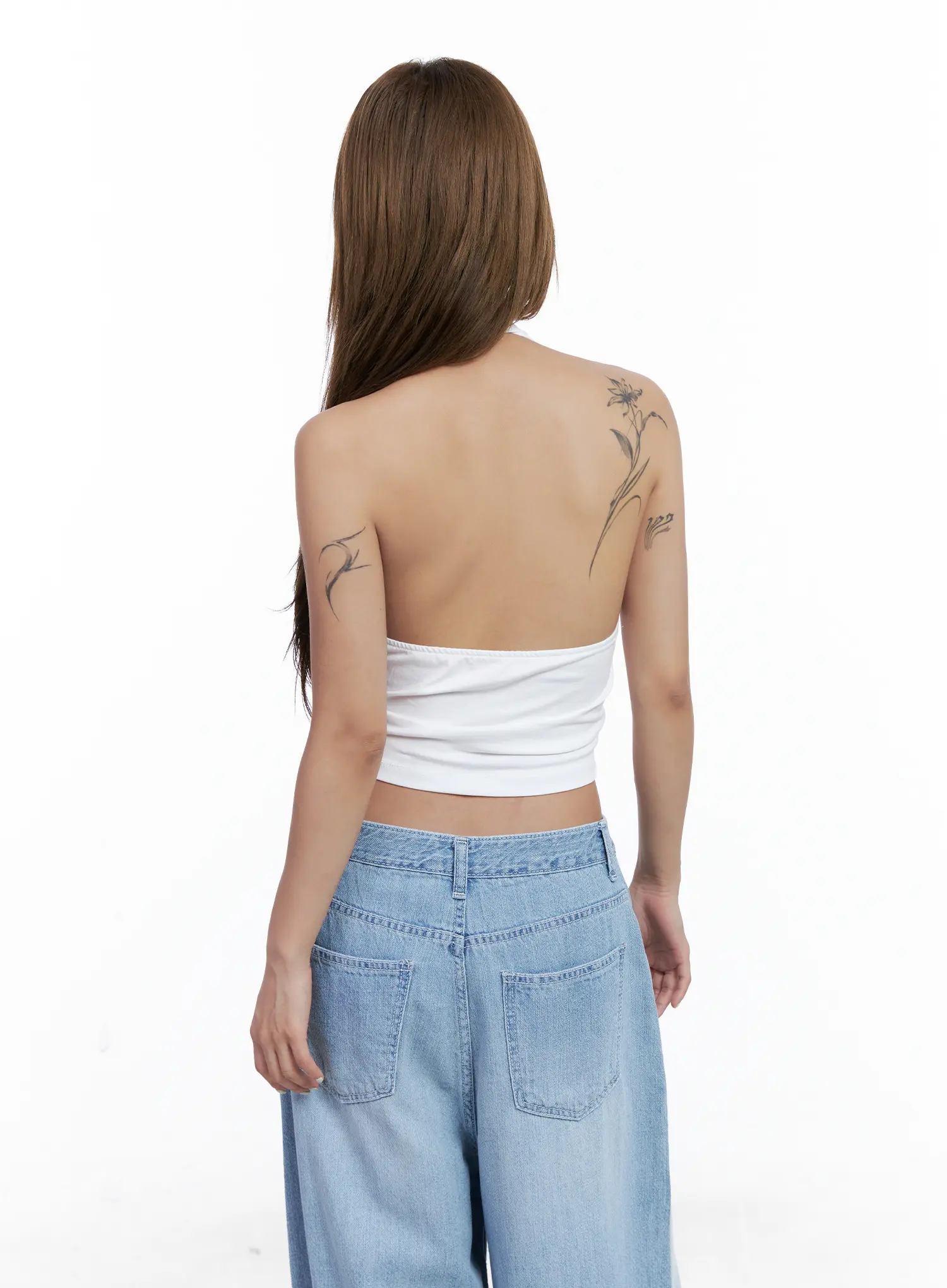 Trendy V-Neck Halter Top CL510 - Image 7