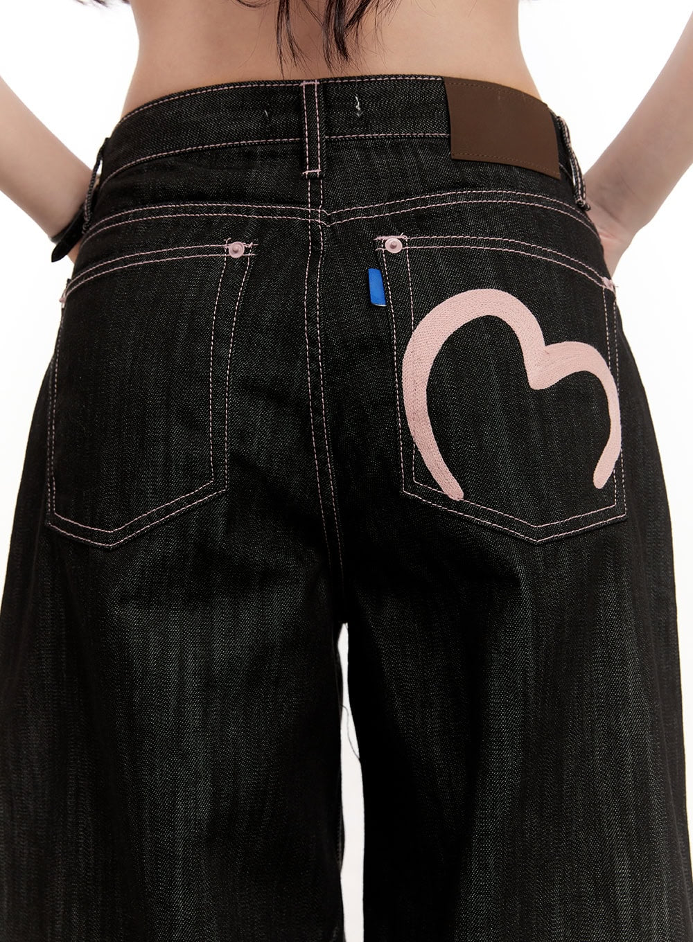 Trinity Stitched Baggy Jeans CM510 - Image 7