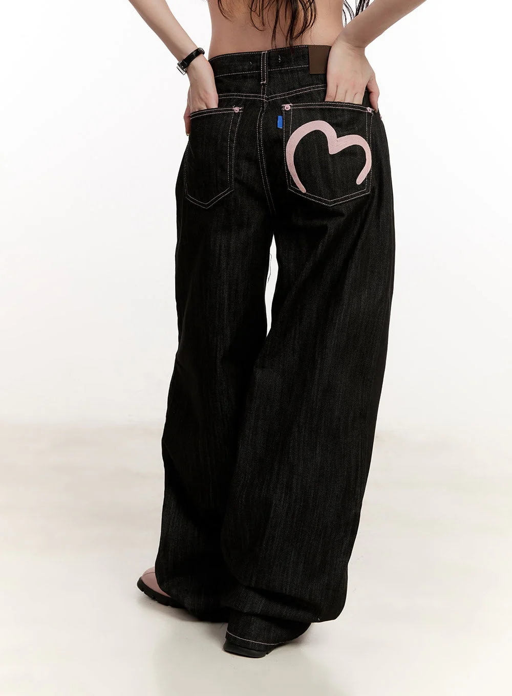 Trinity Stitched Baggy Jeans CM510 - Image 8