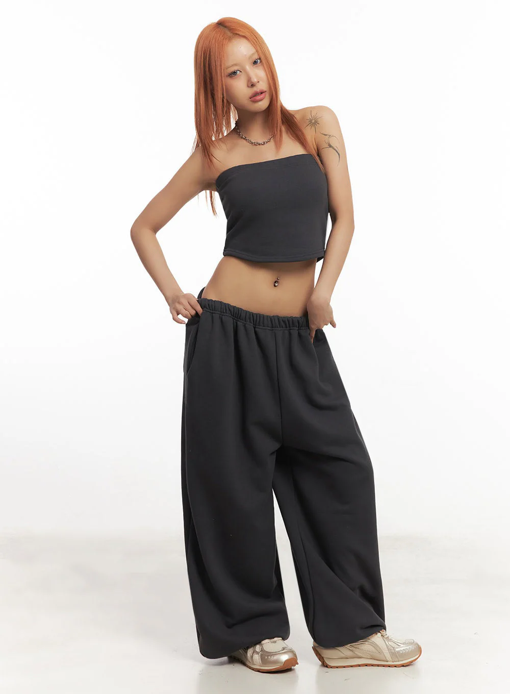 Tube Top & Sweatpants Set IA515 - Image 10