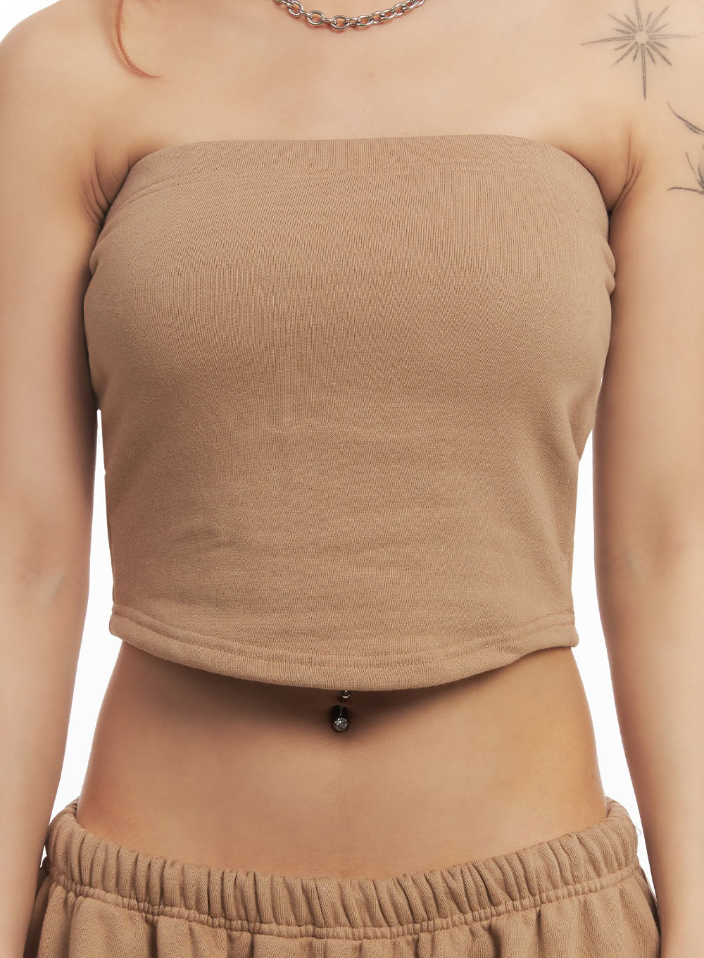 Tube Top & Sweatpants Set IA515 - Image 3