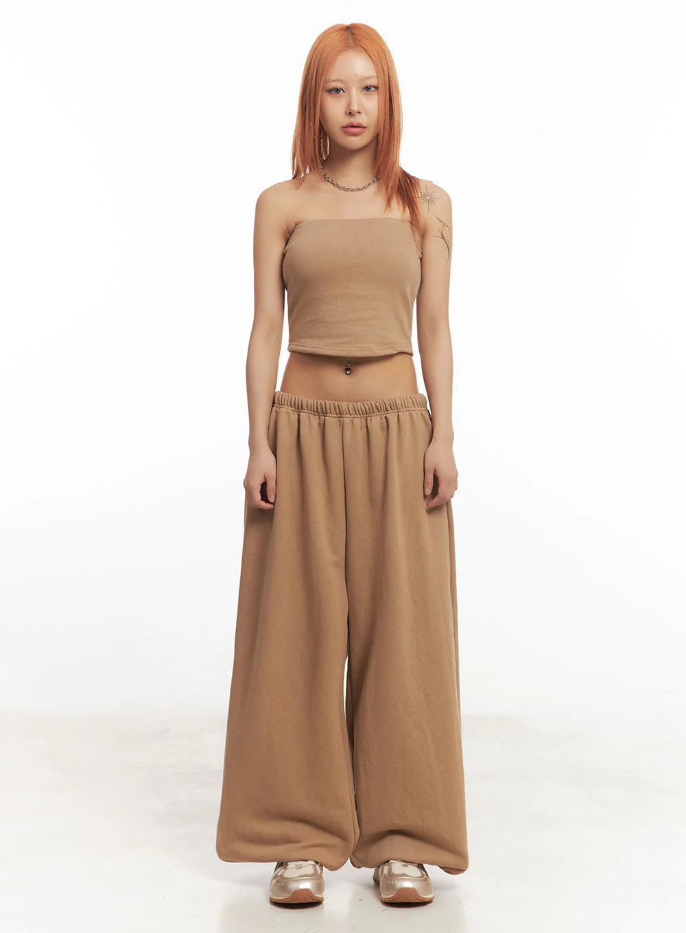 Tube Top & Sweatpants Set IA515 - Image 4