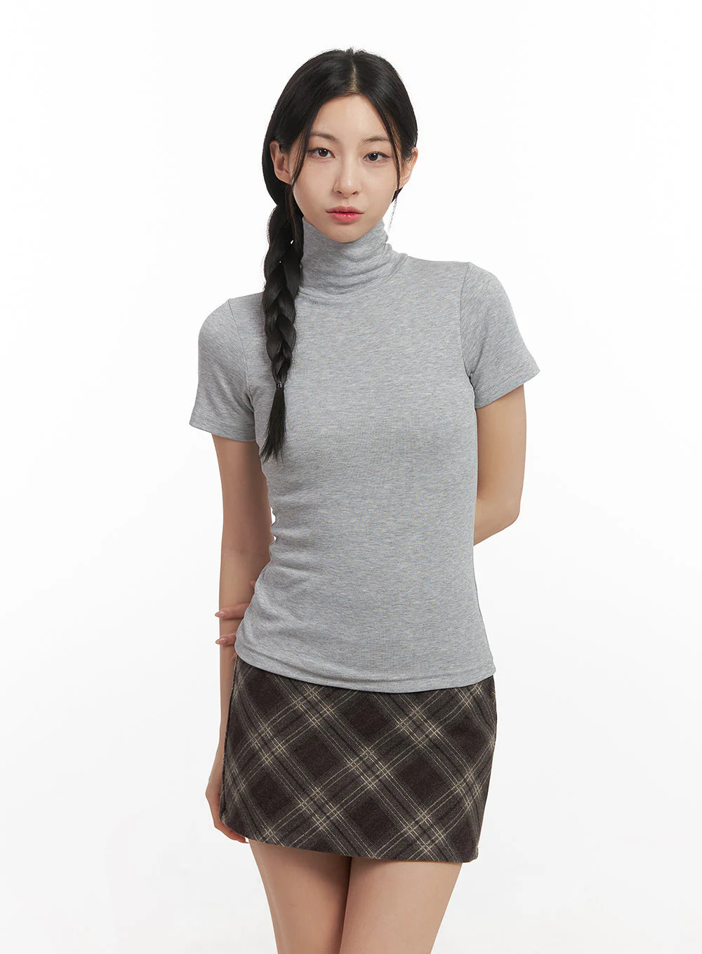 Turtle Neck Slim Fit TShirt CN428 - Image 10