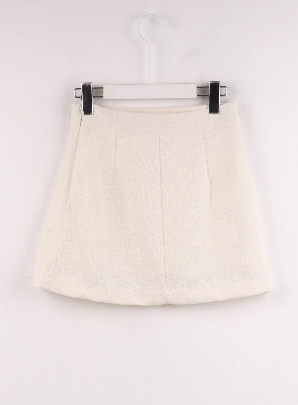 Tweed Pleated Mini Skirt IF402 - Image 11
