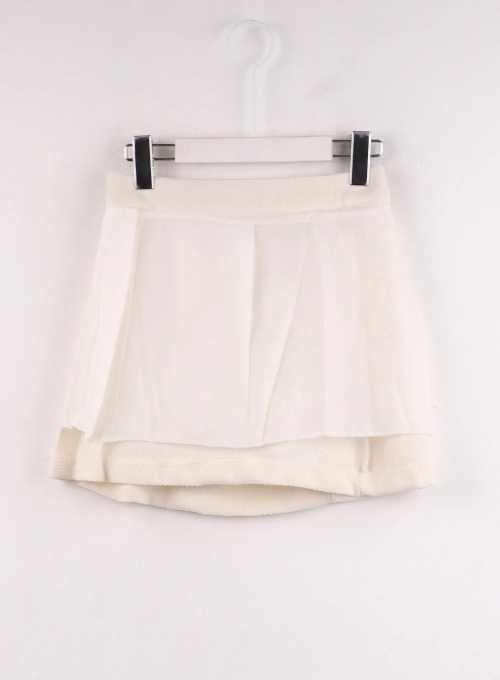 Tweed Pleated Mini Skirt IF402 - Image 12