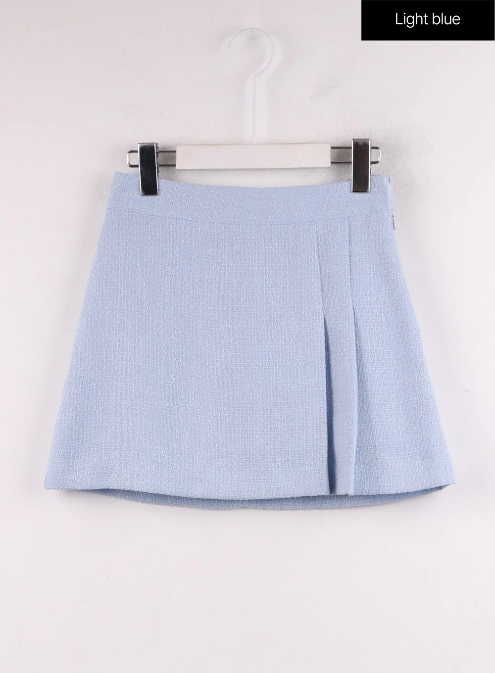 Tweed Pleated Mini Skirt IF402 - Image 9