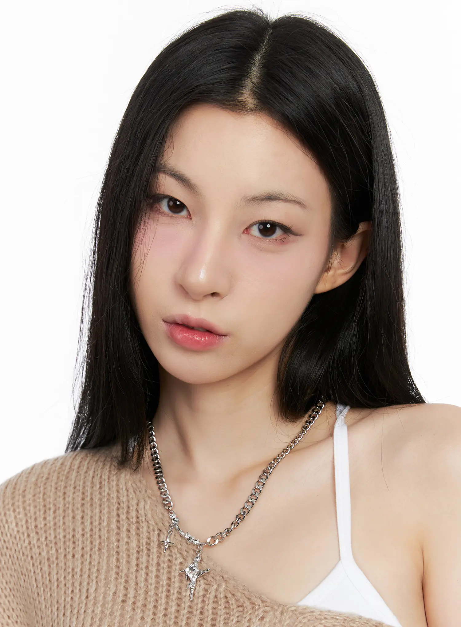 Twin Star Chain Necklace CG526 - Image 3