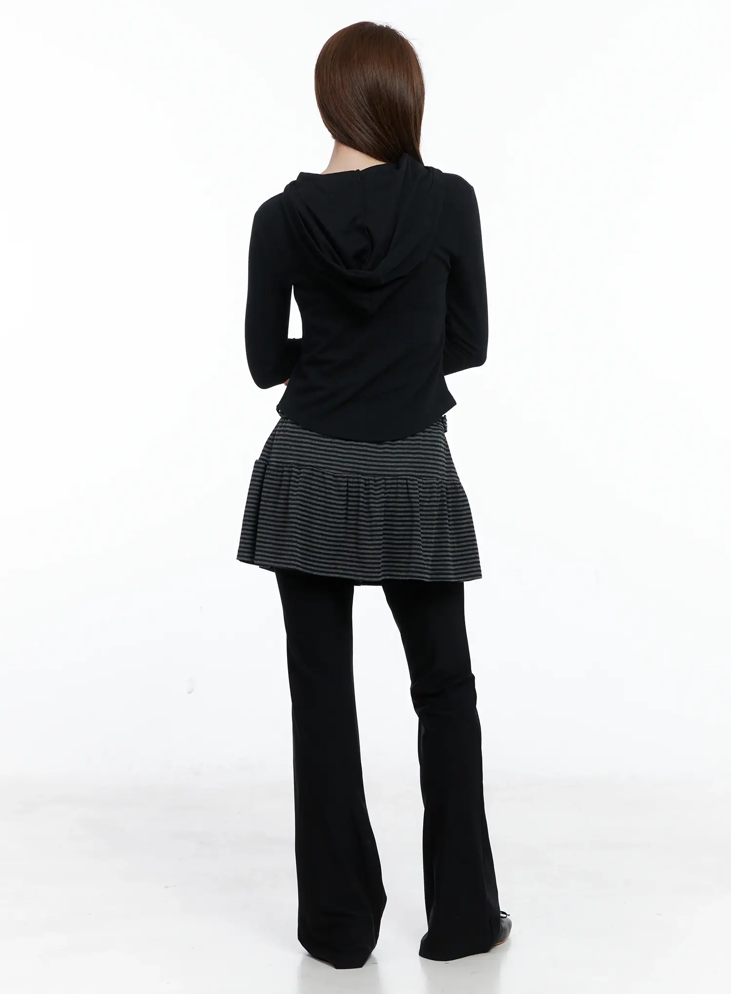 Twisted Button-Up Hooded Cardigan CS501 - Image 3