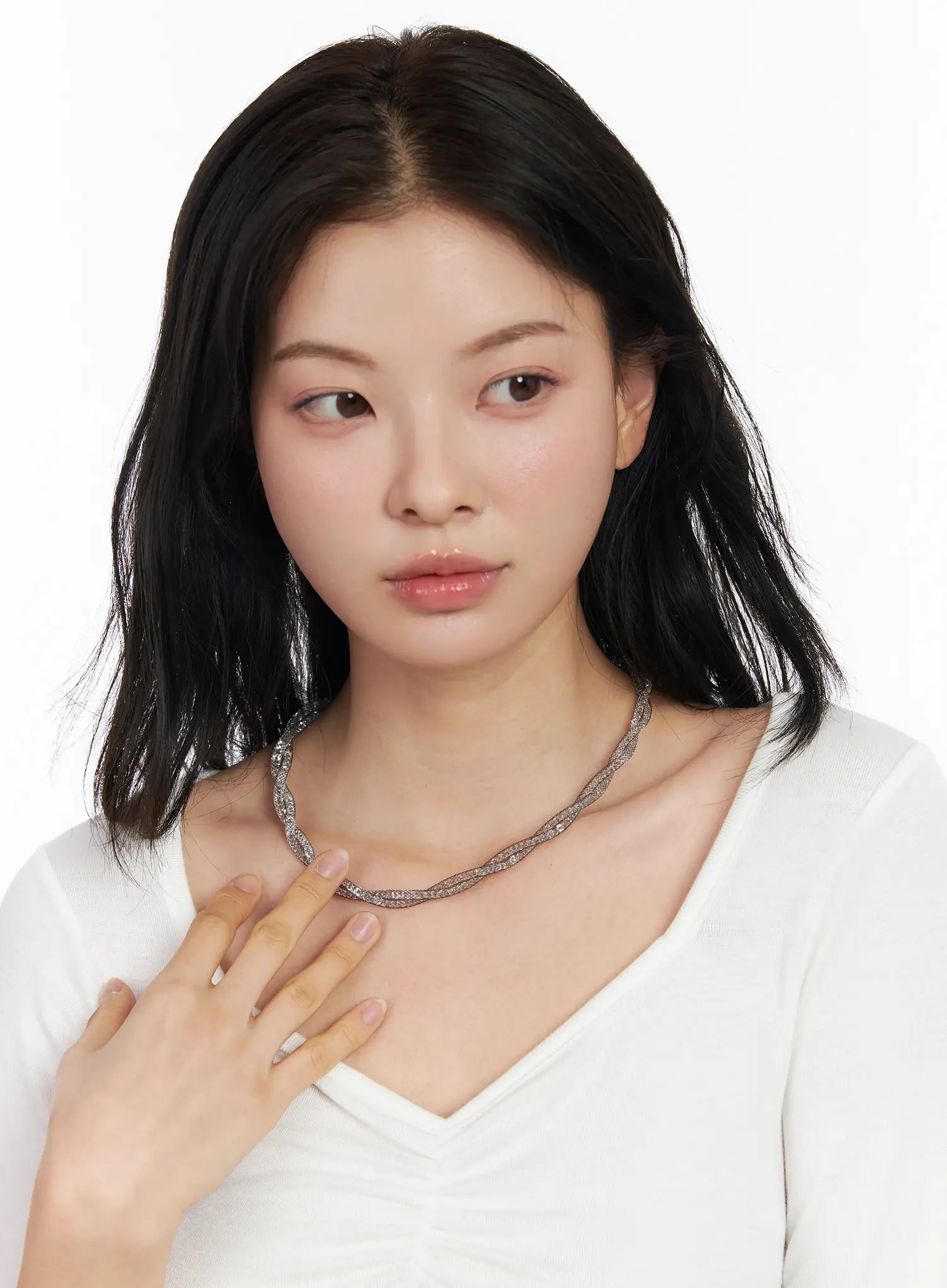 Twisted Sparkle Necklace CM519