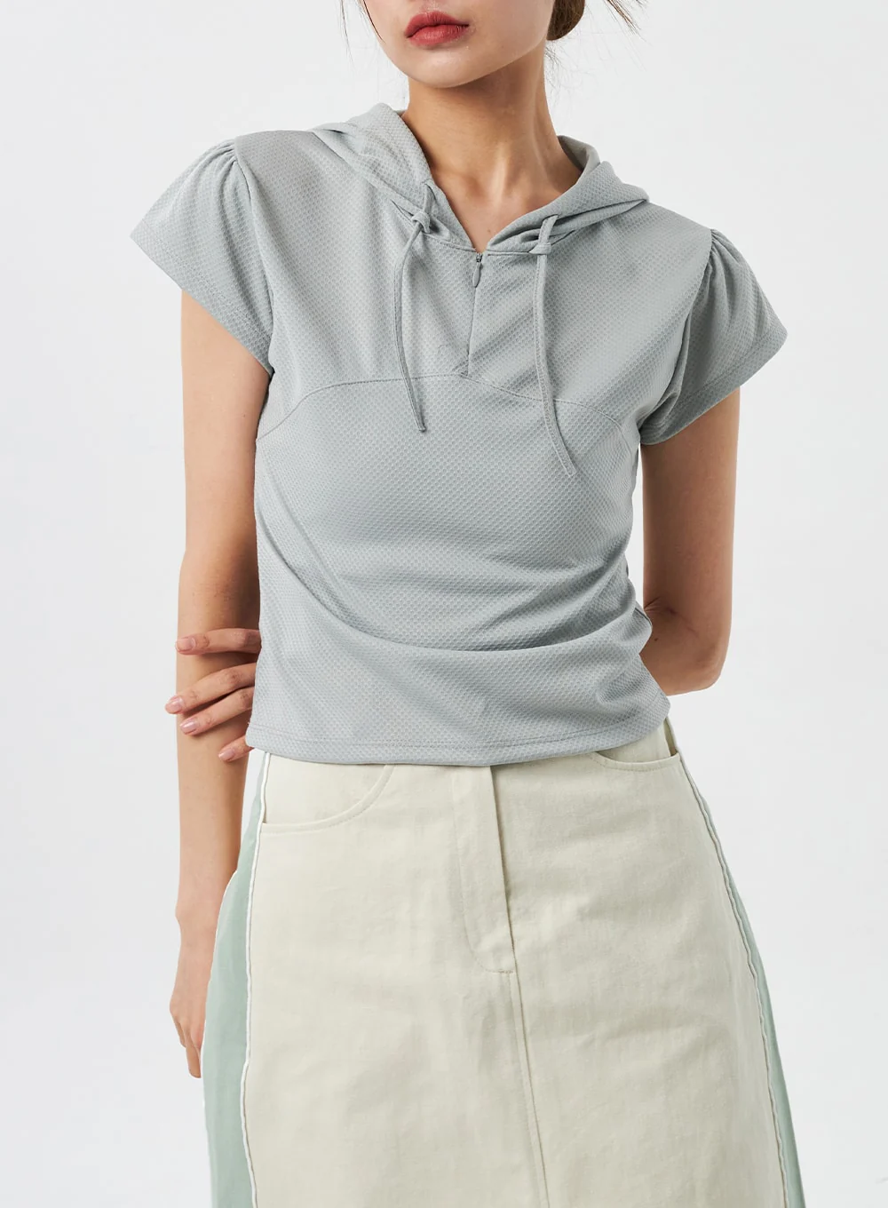 Two Color Mini Skirt CY303 - Image 11