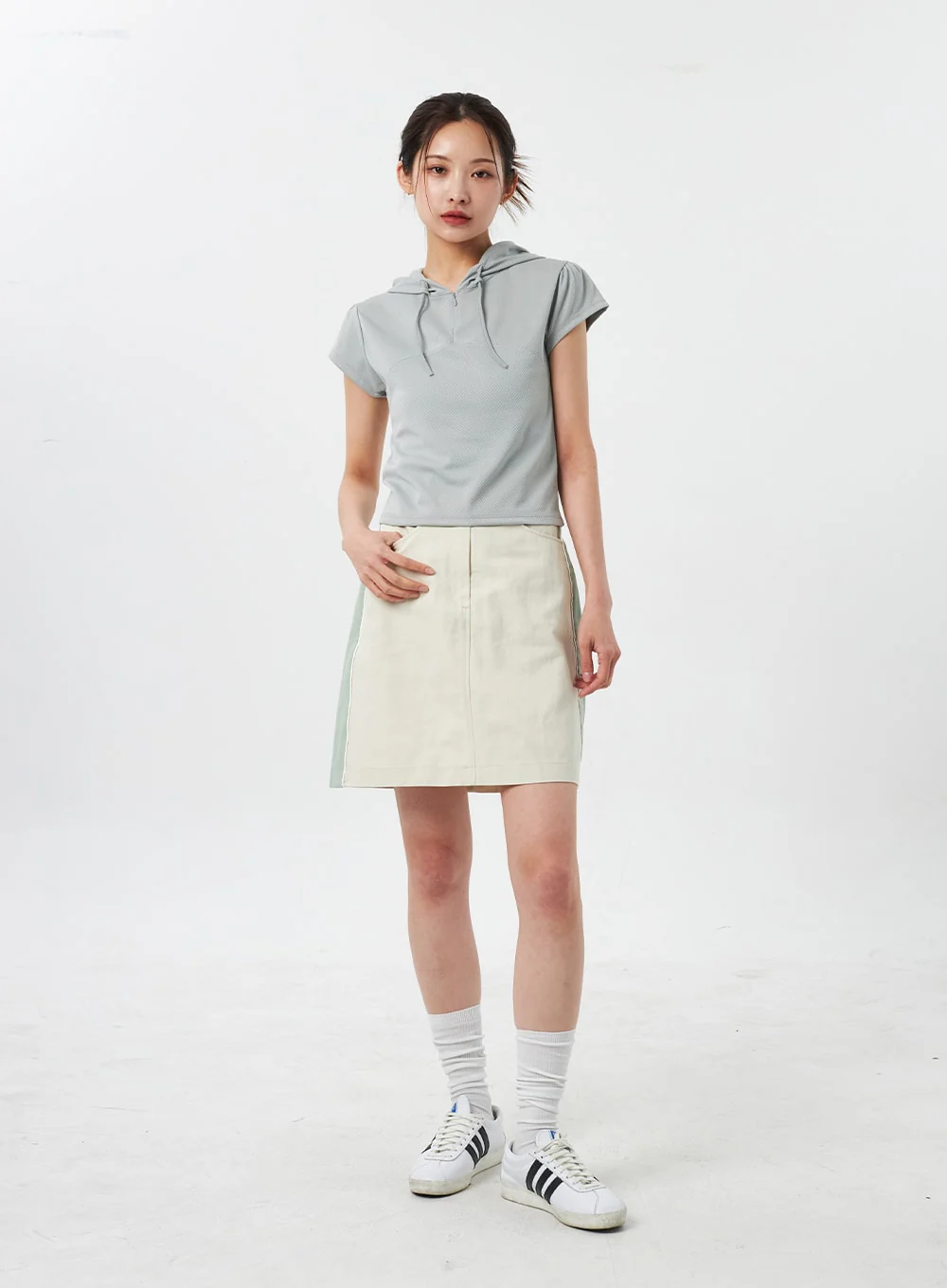 Two Color Mini Skirt CY303 - Image 8