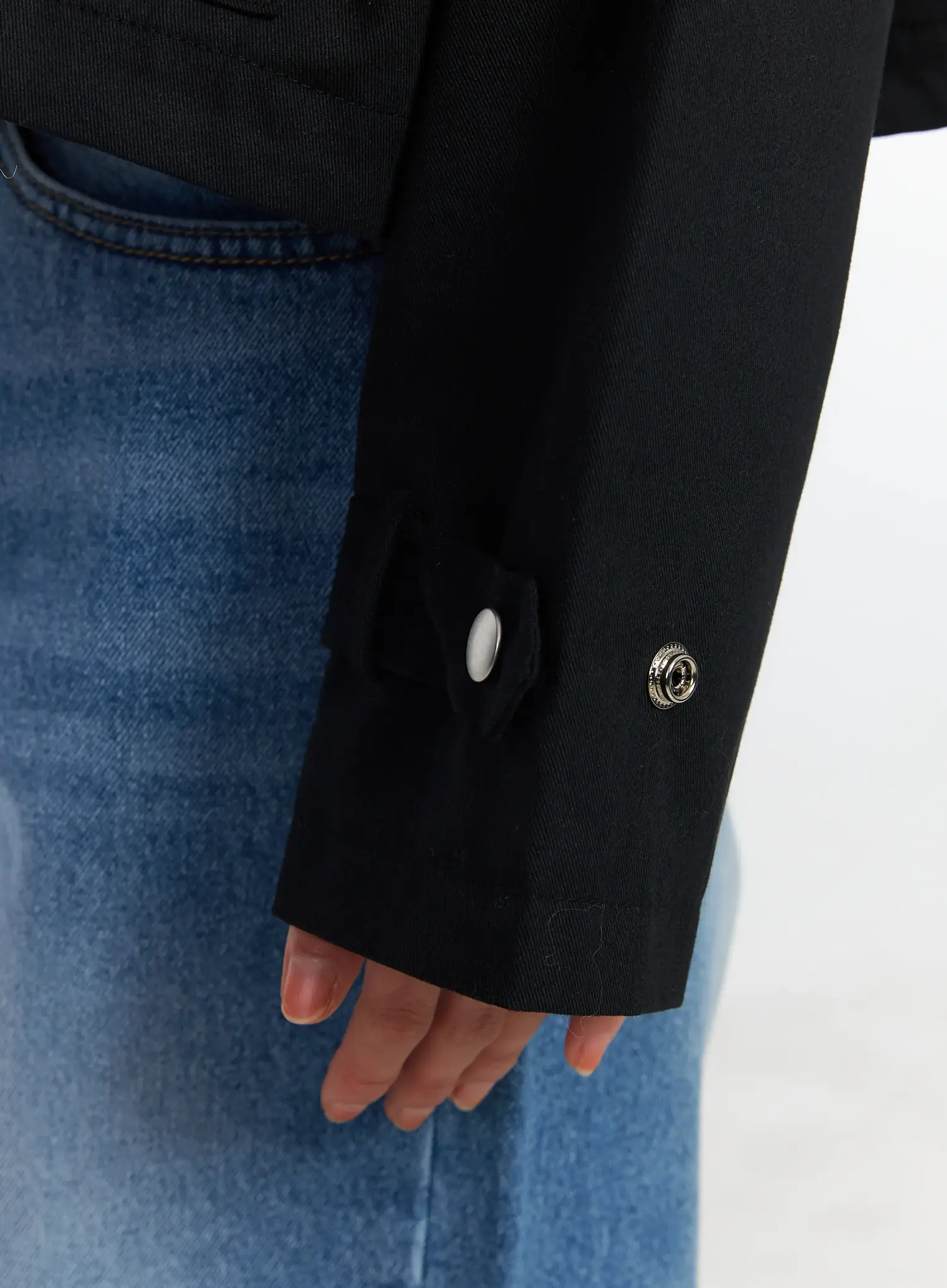 Two-Pocket String Short Jacket IJ529 - Image 10