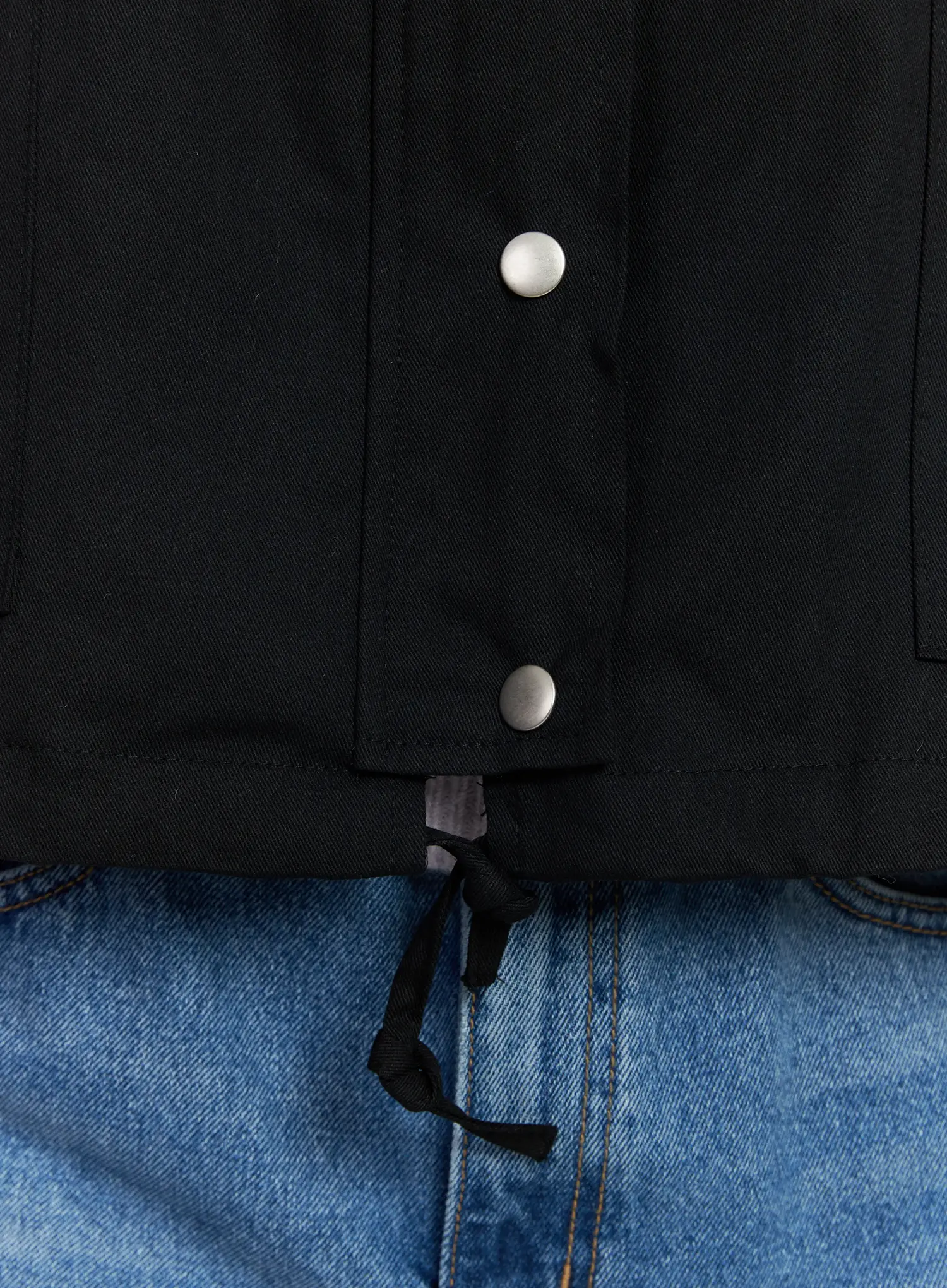 Two-Pocket String Short Jacket IJ529 - Image 9