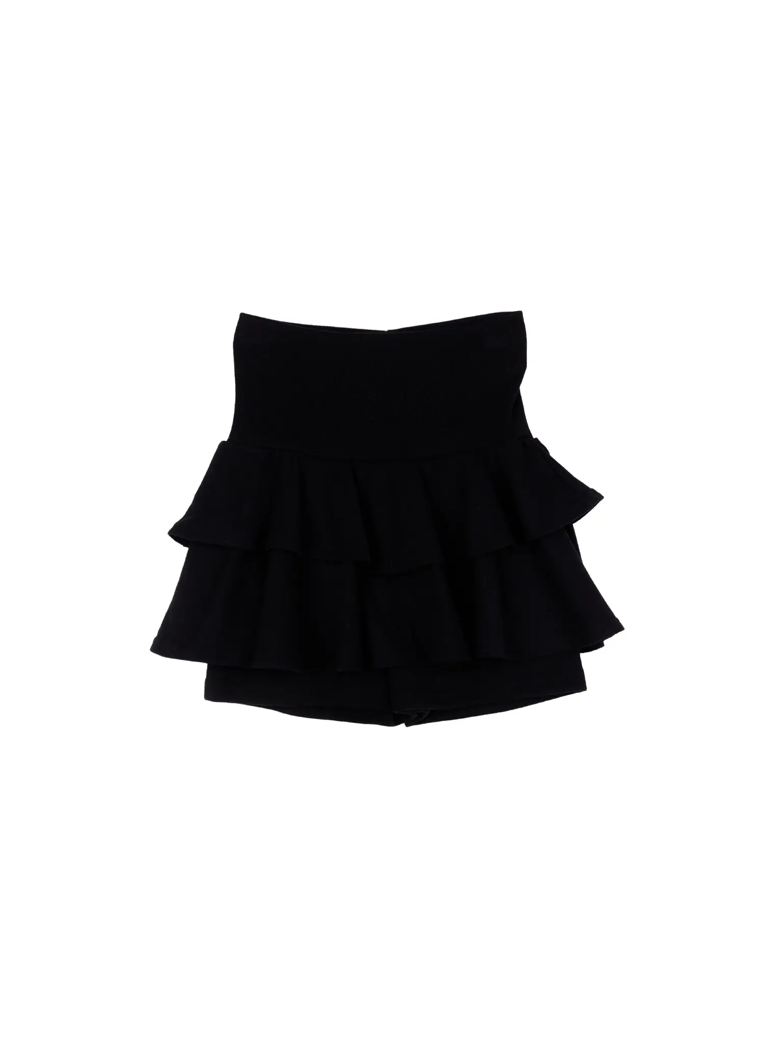 Two-Tiered Ruffle Mini Skirt CN520 - Image 11