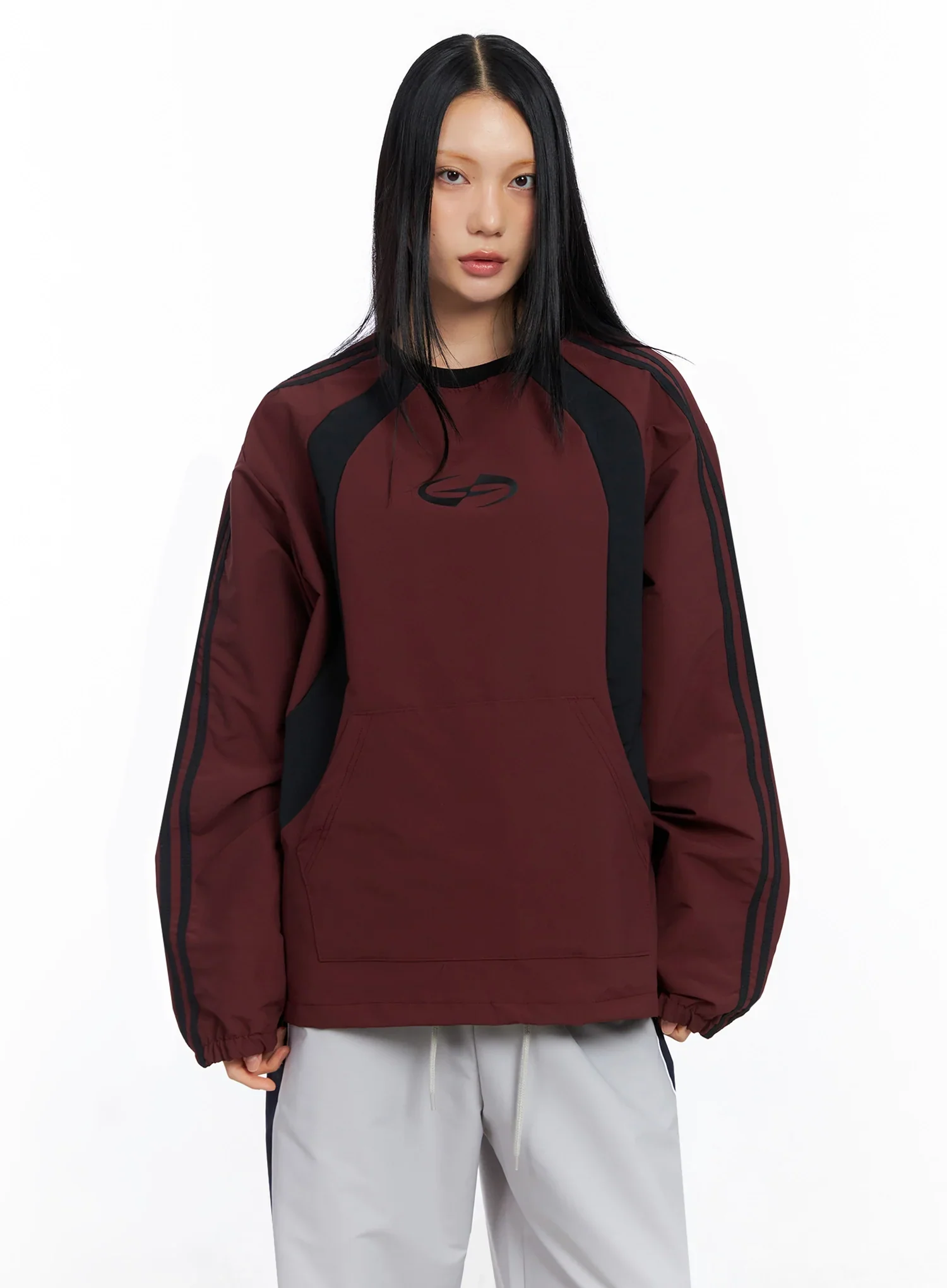 Two-Tone Raglan Sweatshirt IO516 - Image 14