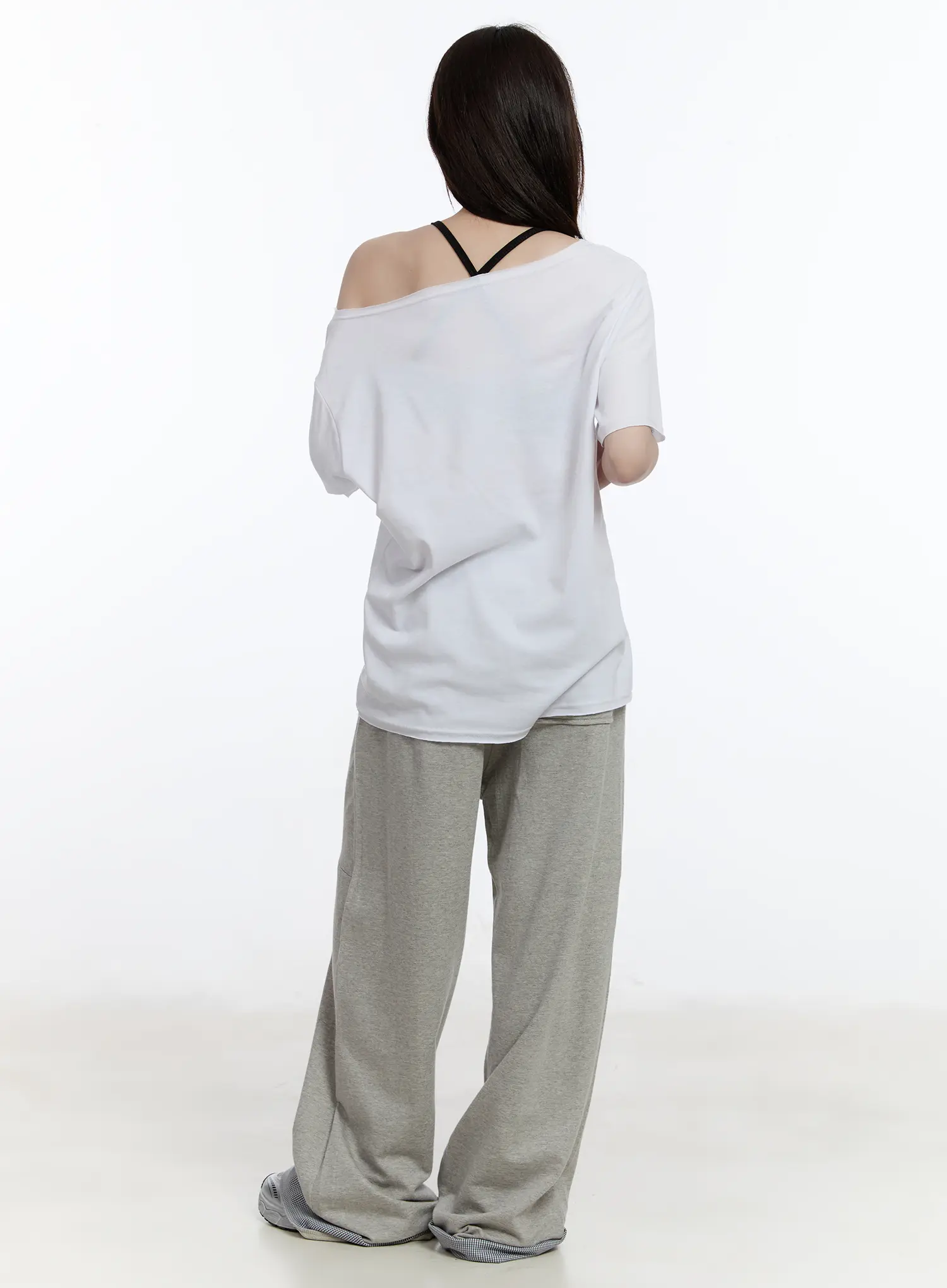 Two-Toned Wide-Leg Sweatpants CA502 - Image 7