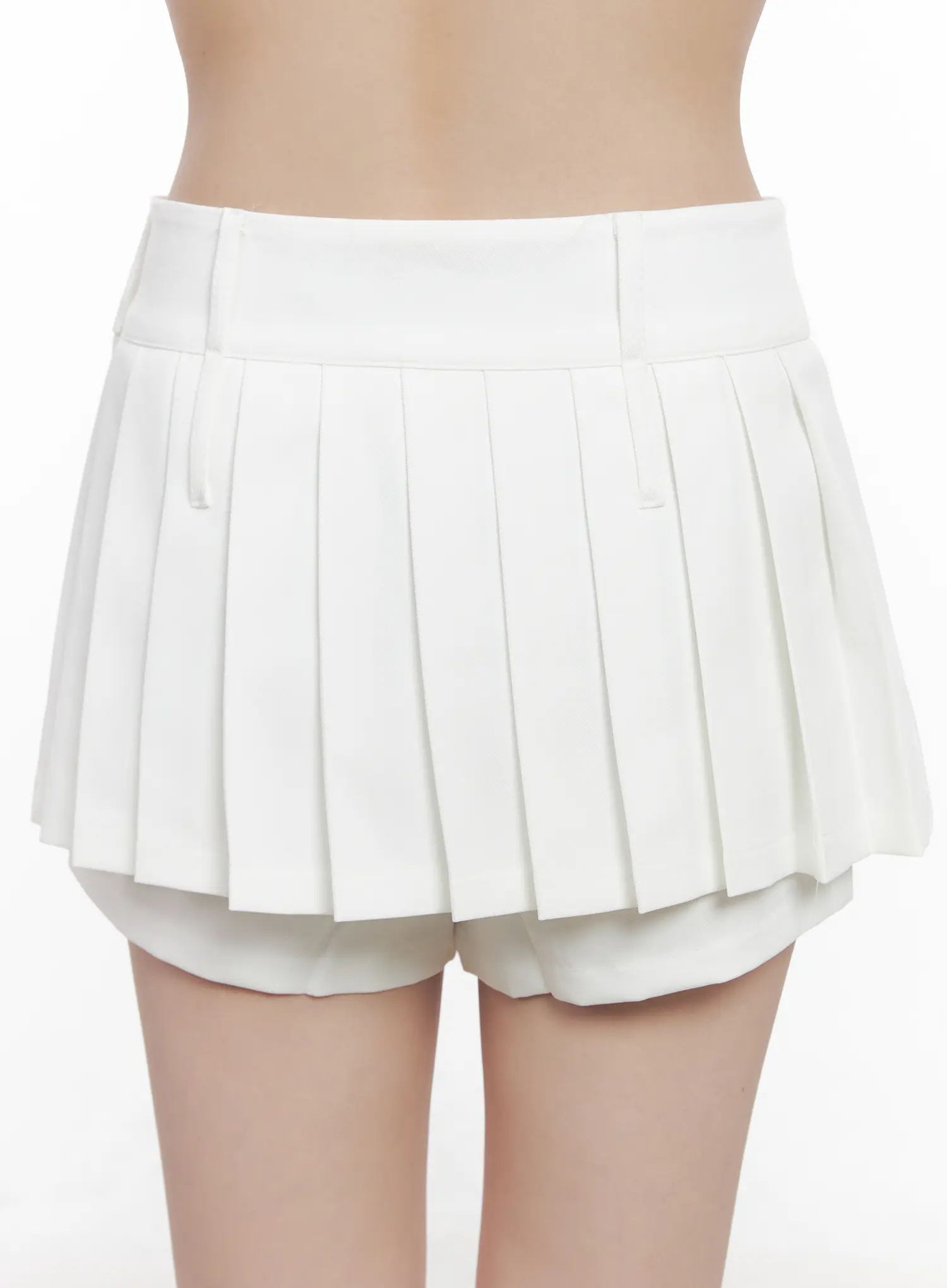 Two-Way Pleated Mini Skort CN510 - Image 7