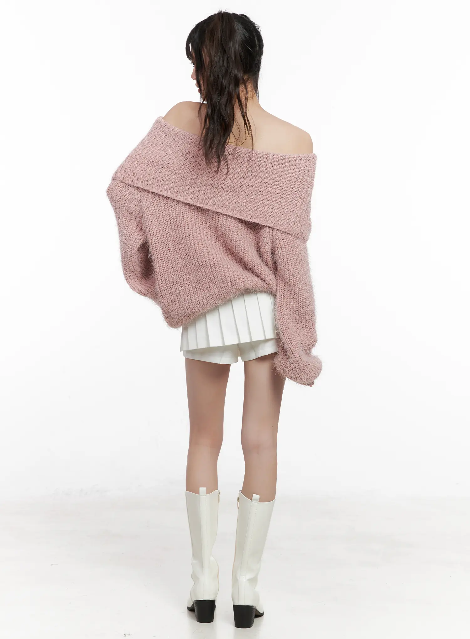 Two-Way Pleated Mini Skort CN510 - Image 9