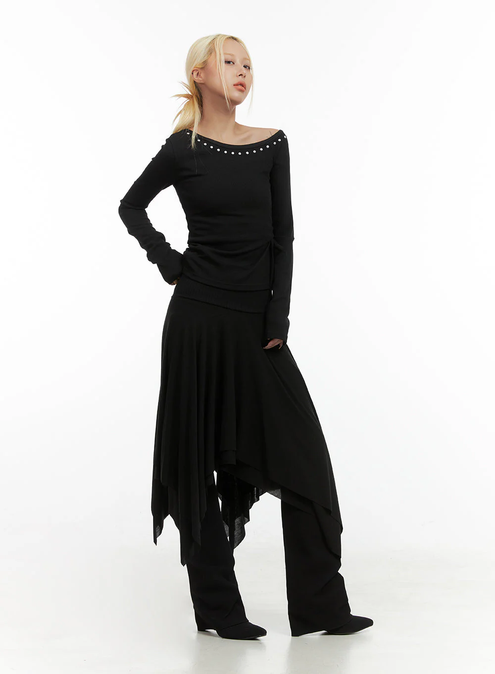 Unbalanced Chic Midi Skirt CO414 - Image 3