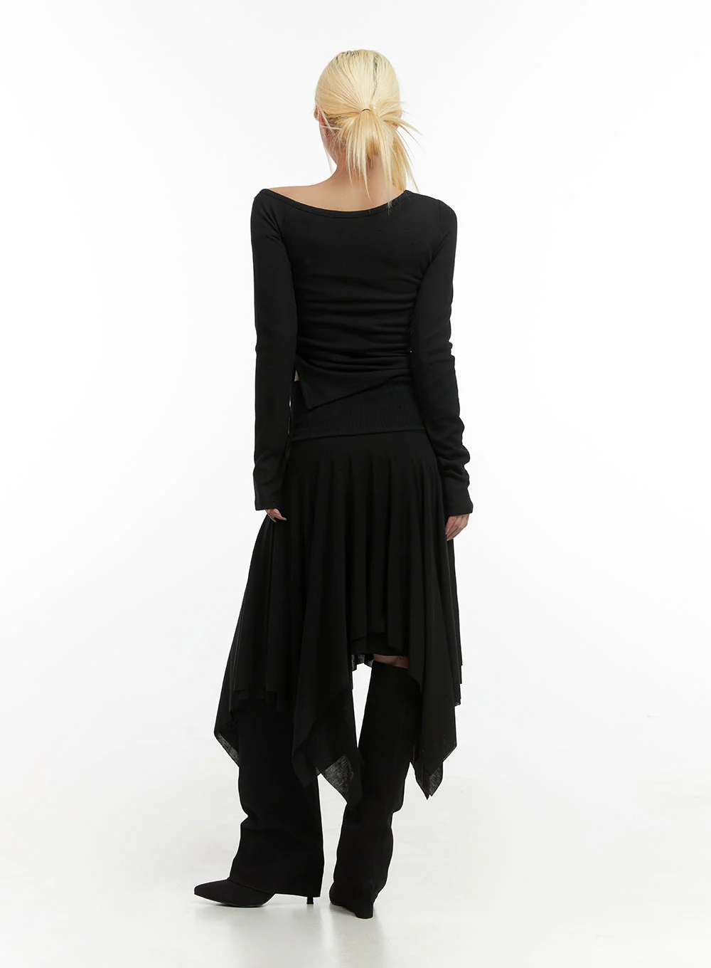 Unbalanced Chic Midi Skirt CO414 - Image 4