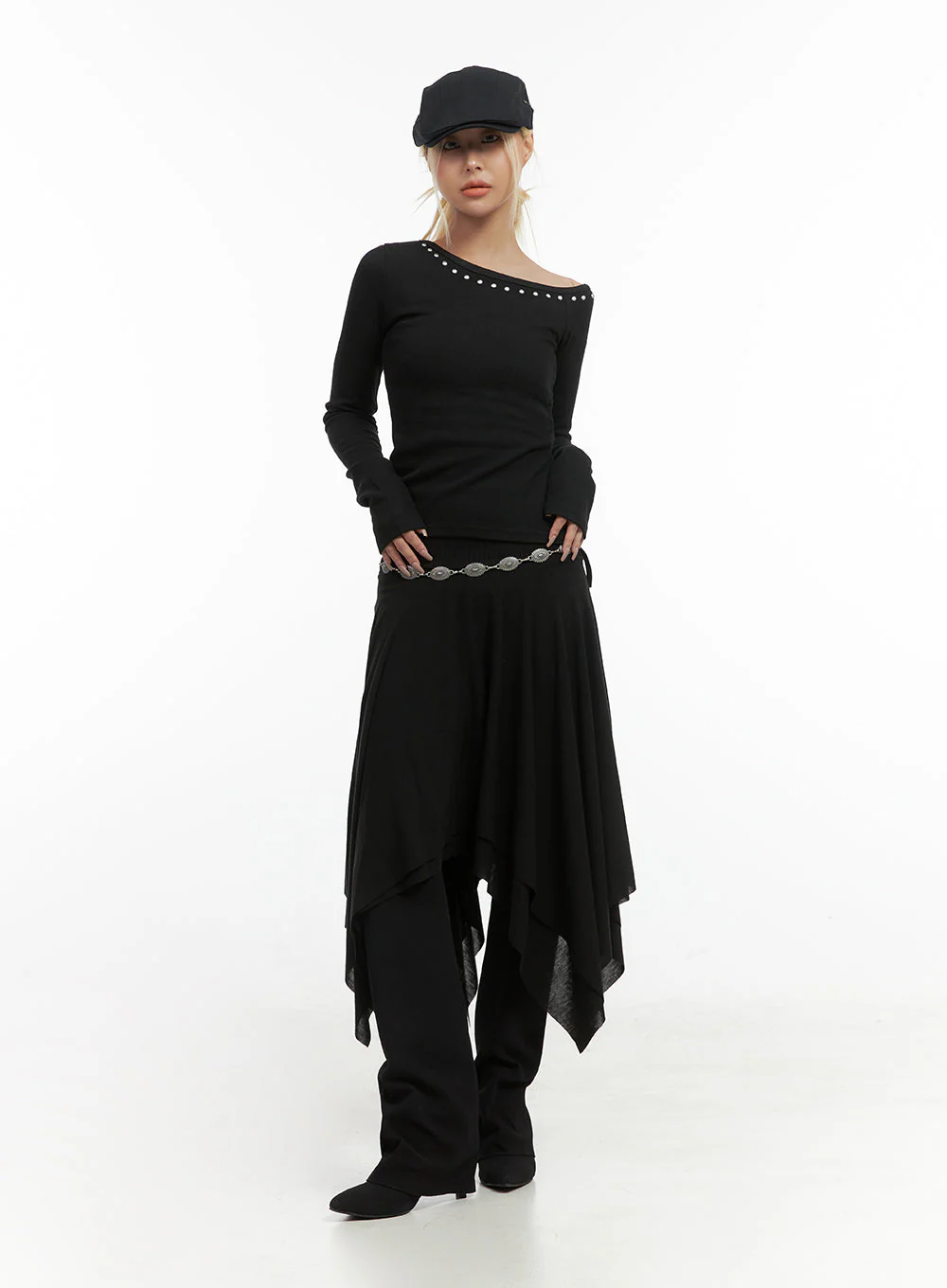 Unbalanced Chic Midi Skirt CO414 - Image 5