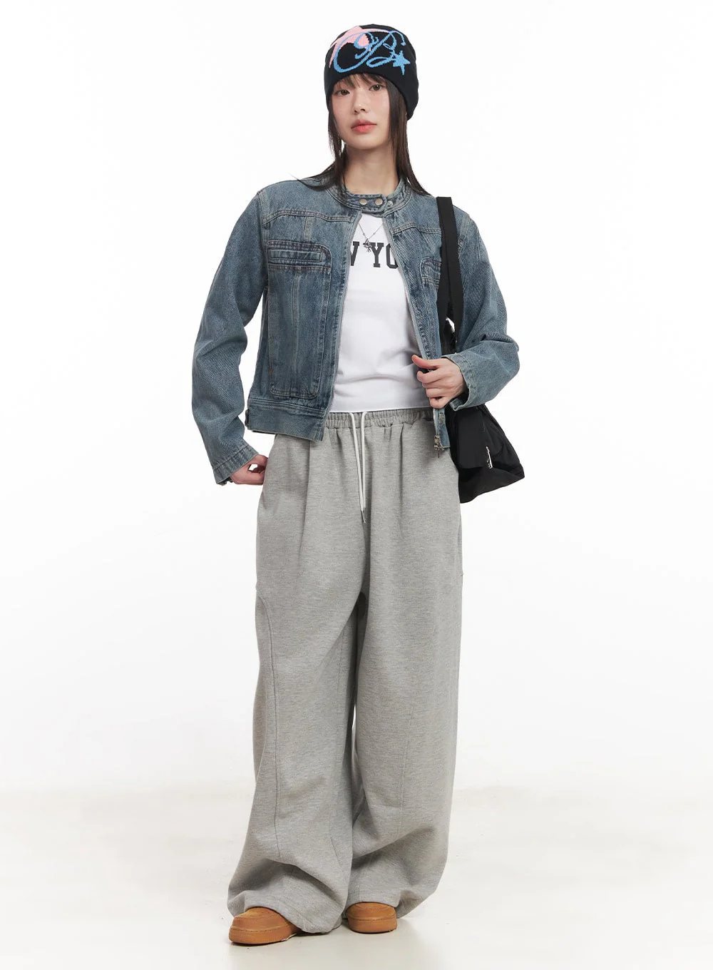 Unisex Relaxed-Fit Oversized Sweatpants CM519 - Image 2