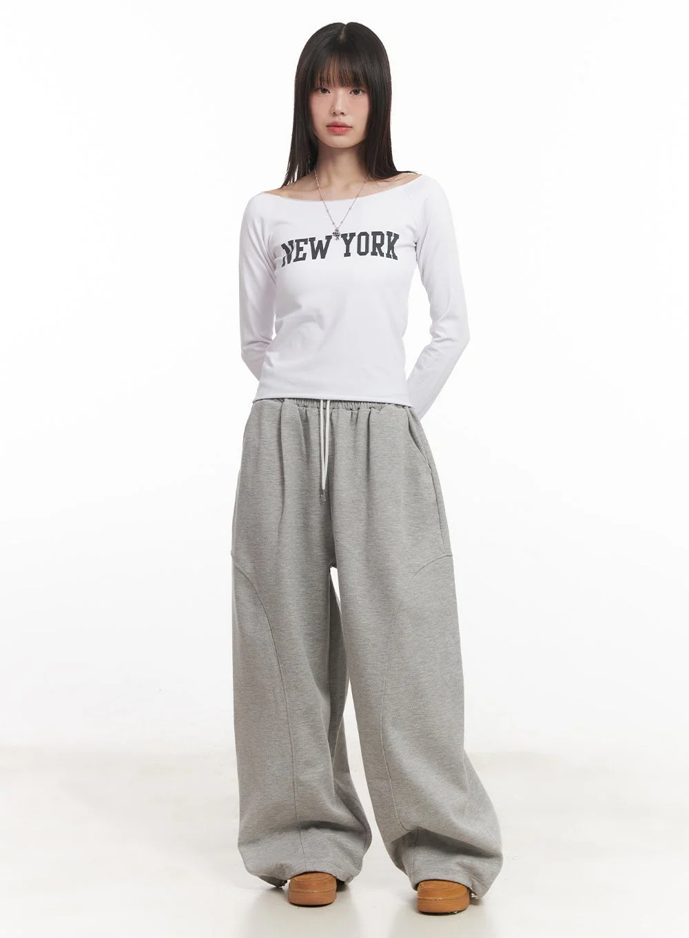Unisex Relaxed-Fit Oversized Sweatpants CM519 - Image 5