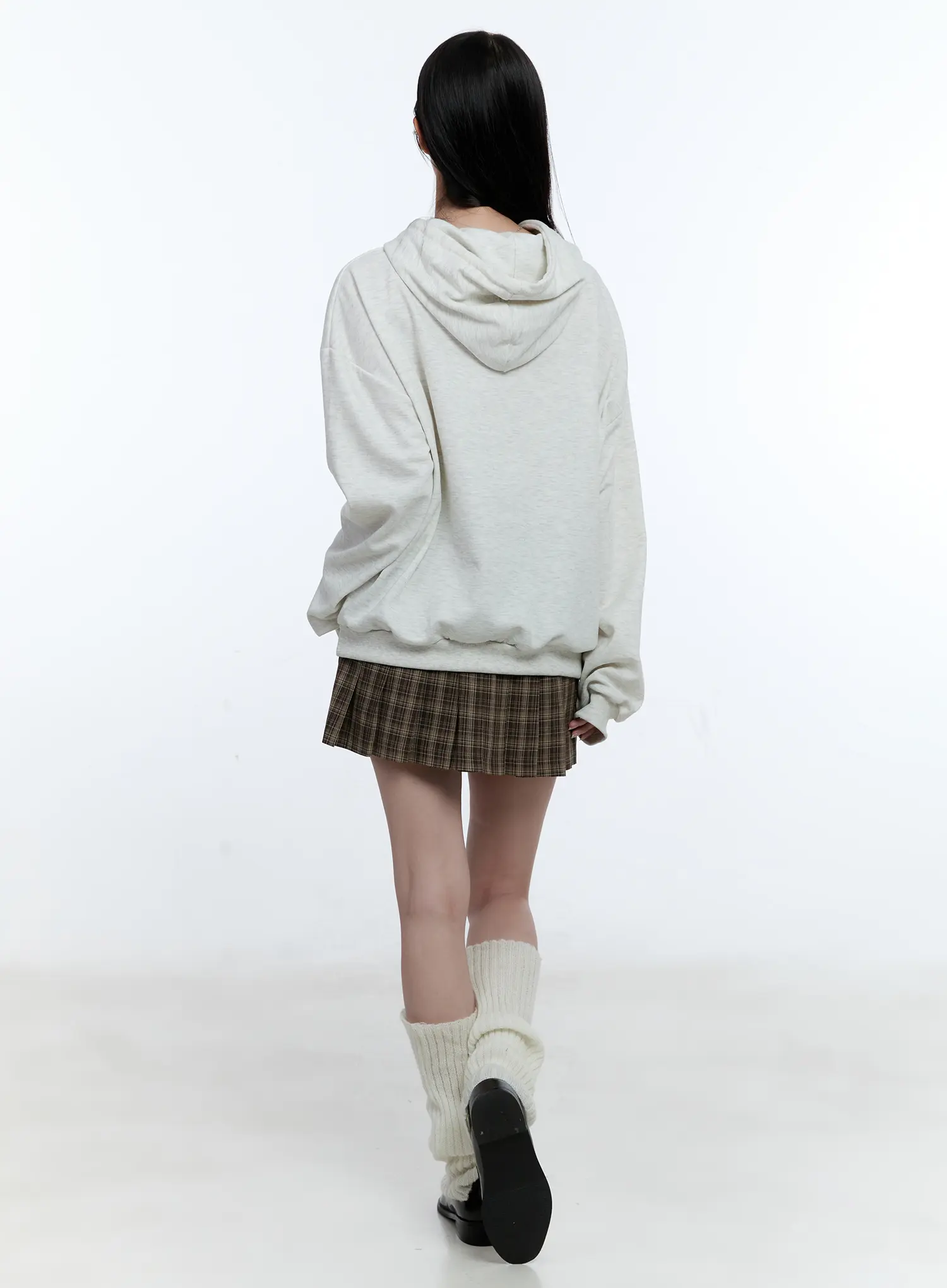 University Print Oversized Hoodie CG514 - Image 8