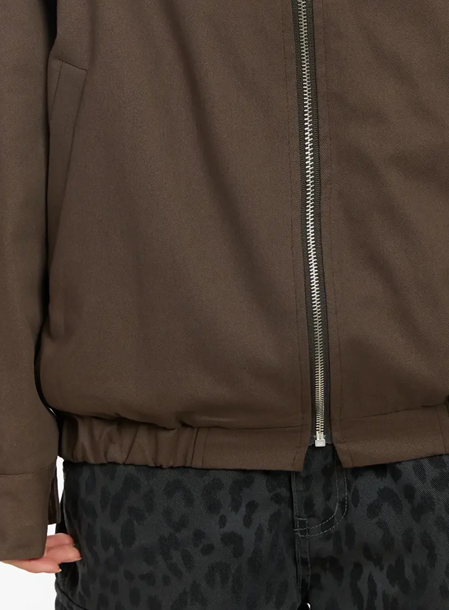 Urban Studded Bomber Jacket IA508 - Image 9
